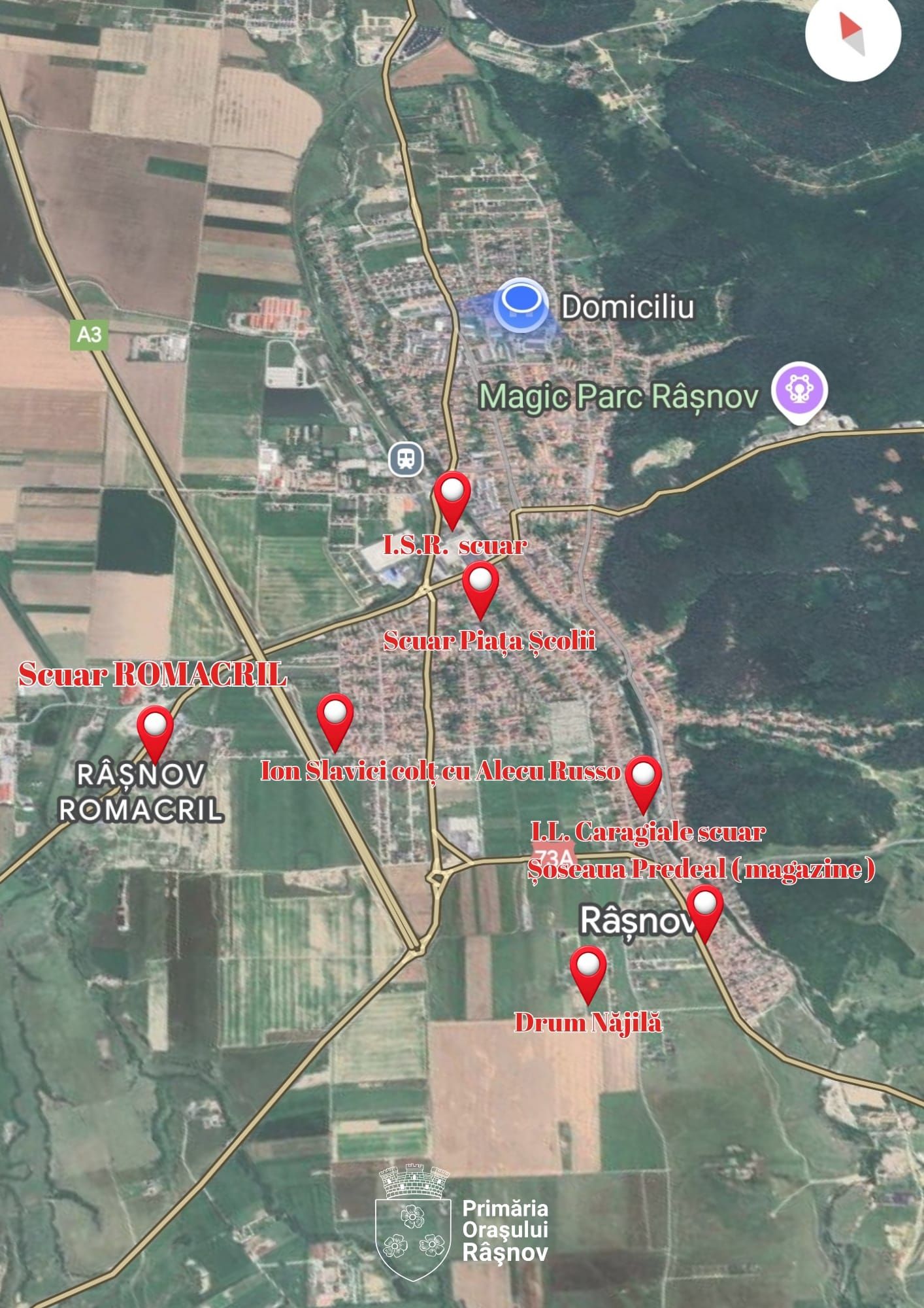Primăria - 𝗣𝗿𝗶𝗺𝗮𝗿𝗶𝗮 𝗥𝗮𝘀𝗻𝗼𝘃 𝗱𝗲𝗺𝗮𝗿𝗲𝗮𝘇𝗮 𝗼 𝘀𝗲𝗿𝗶𝗲 𝗱𝗲 𝗶𝗻𝘁𝗮𝗹𝗻𝗶𝗿𝗶 𝗶𝗻 𝗰𝗮𝗿𝘁𝗶𝗲𝗿𝗲𝗹𝗲 ...