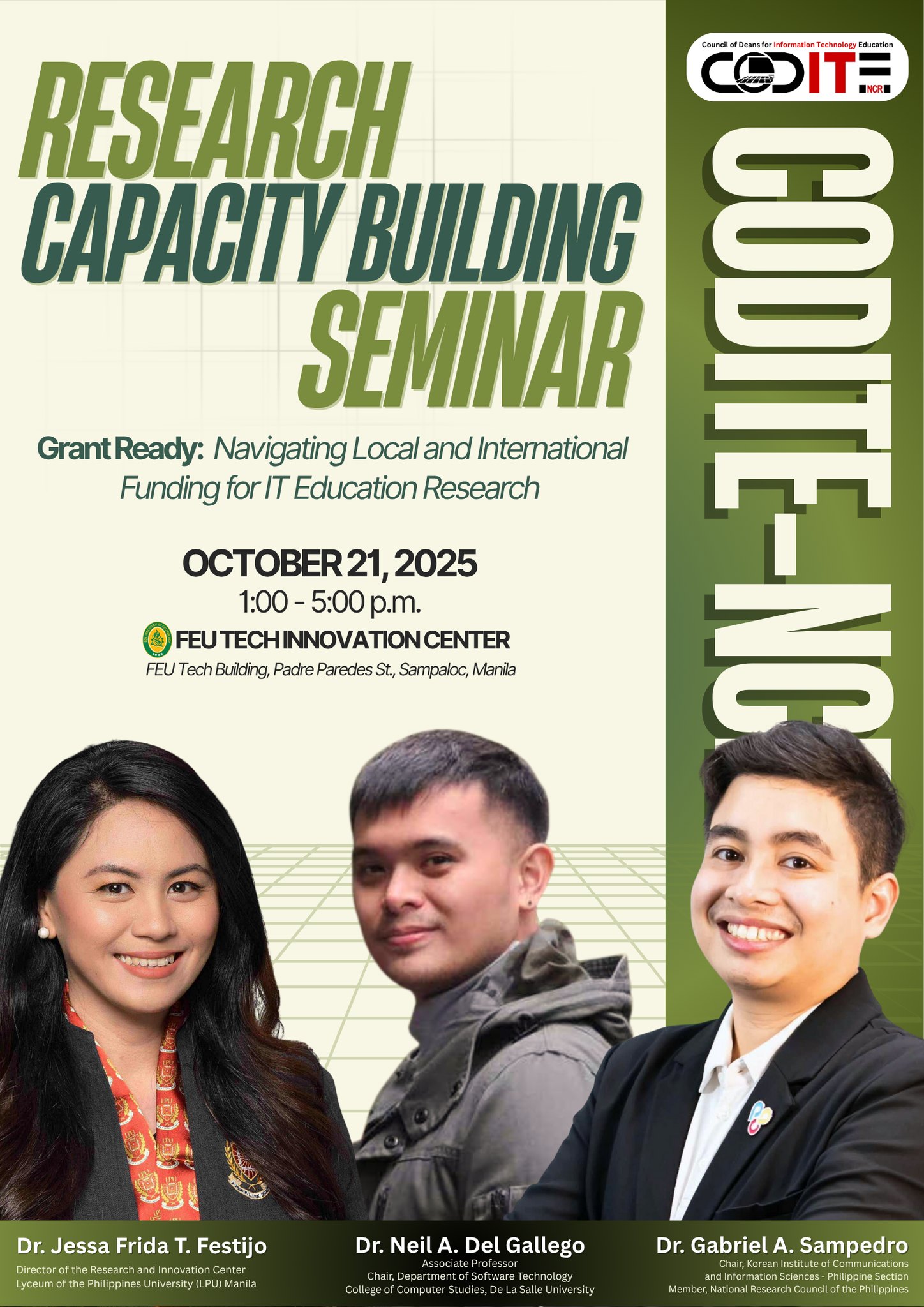 Council - CODITE-NCR invites all members to a special seminar on local ...