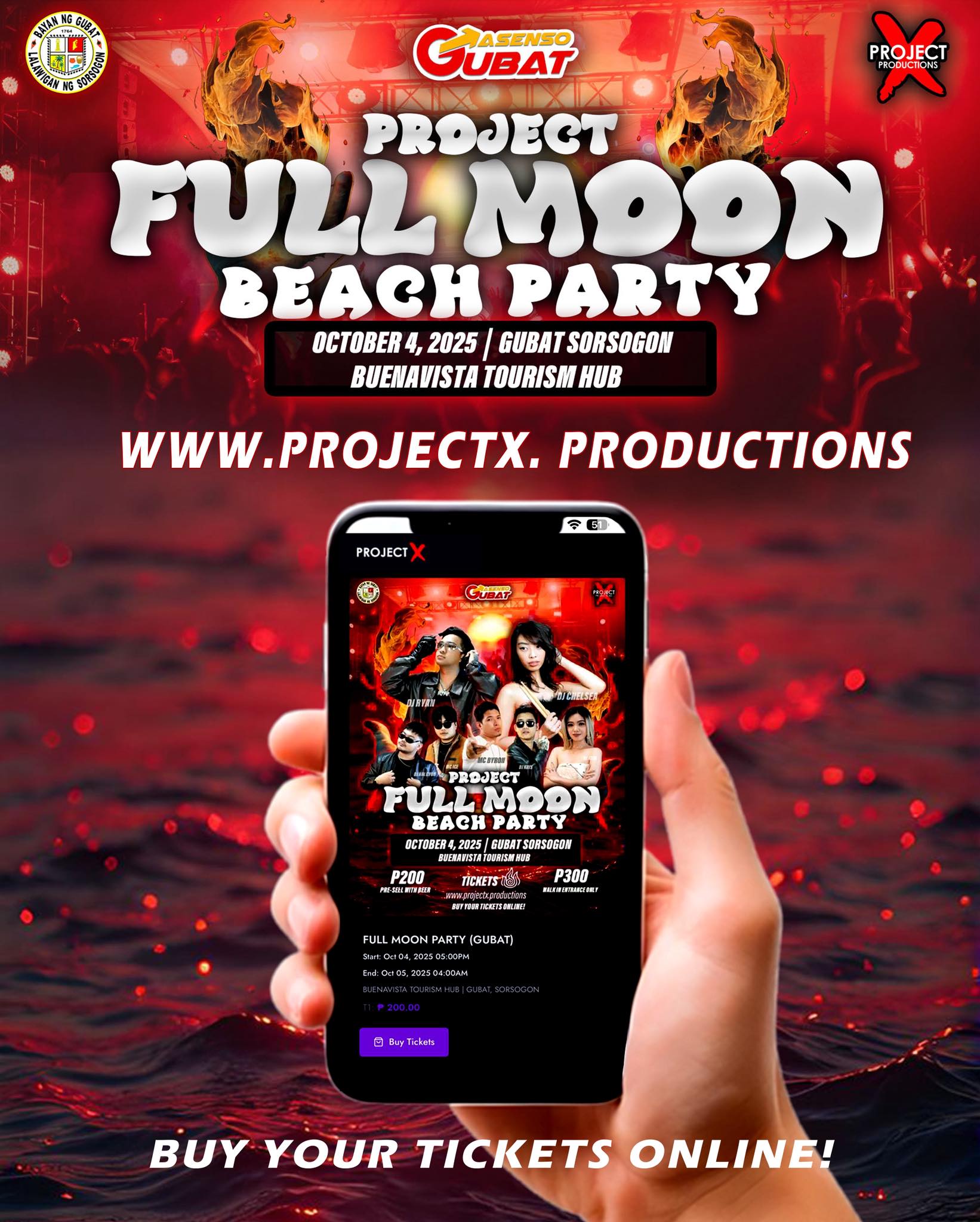 BUY YOUR TICKETS ONLINE! 📲... - Project X Productions | Facebook