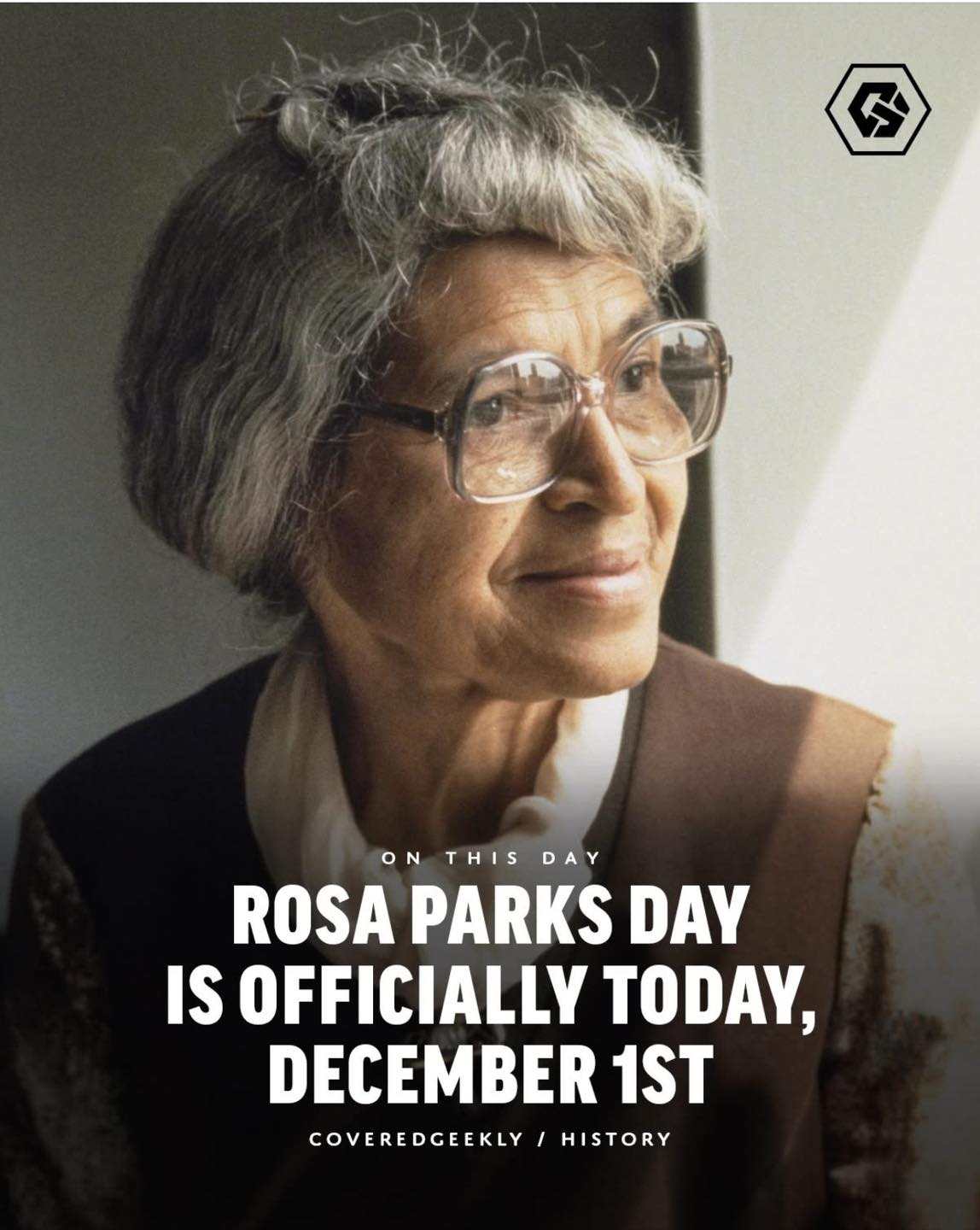 Hollingsworth - Today, December 1st, is Rosa Parks Day. The date she ...