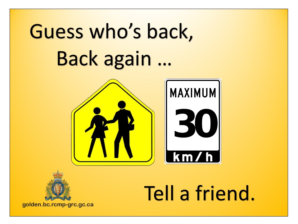 Golden-Field - 🚸 First Day of School – Slow Down in School Zones Today ...