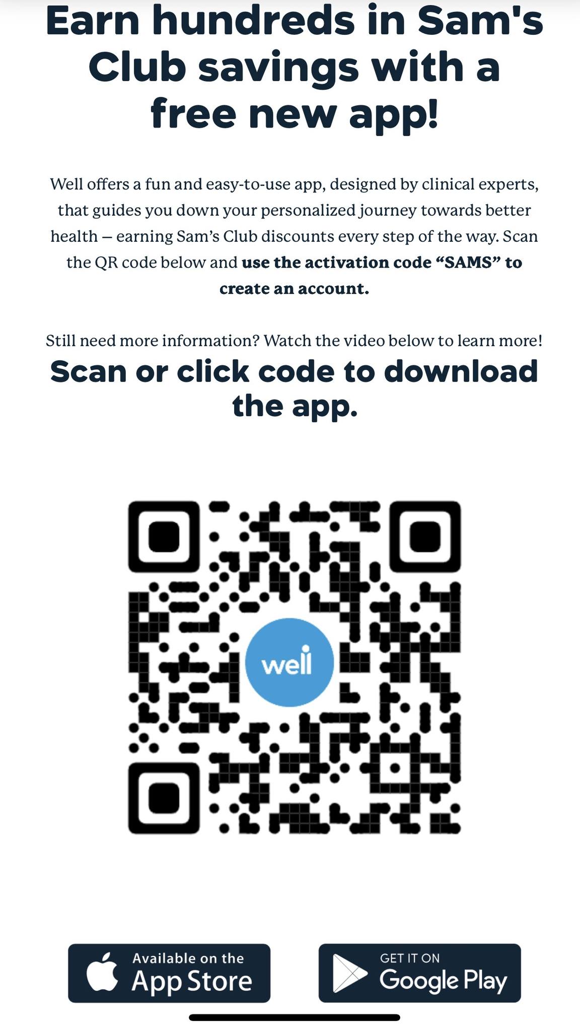 Sam's Club - 🎉 Healthy Habits = Sam’s Club Rewards! 🎉... | Facebook