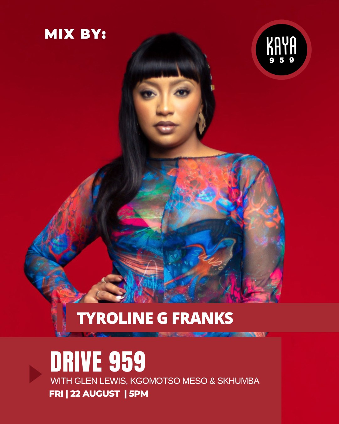 Let's go! It's time for the #Drive959Mix 🎶 Soulfreakah ⏰ 17h30