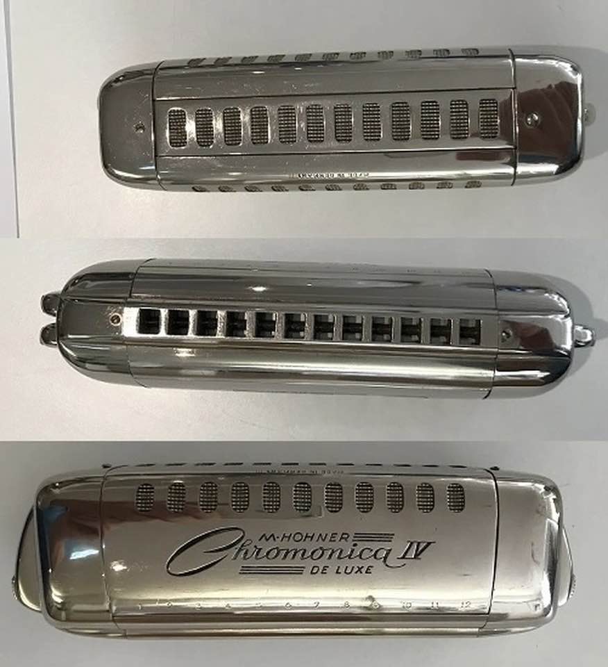 Hohner Chromonica IV De Luxe harmonica features