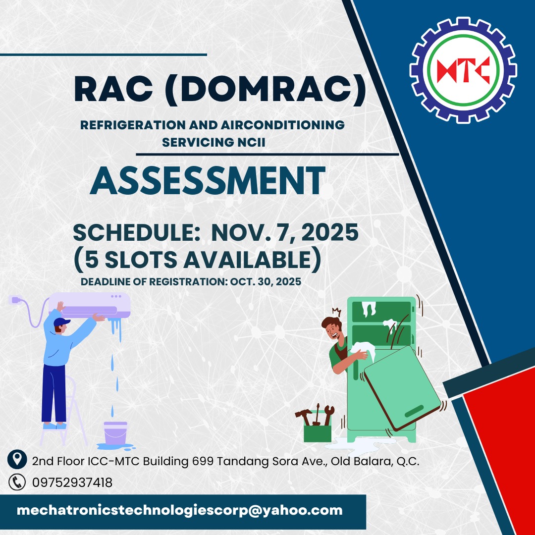Mechatronics - Good day, followers! Assessment for RAC (DomRAC ...