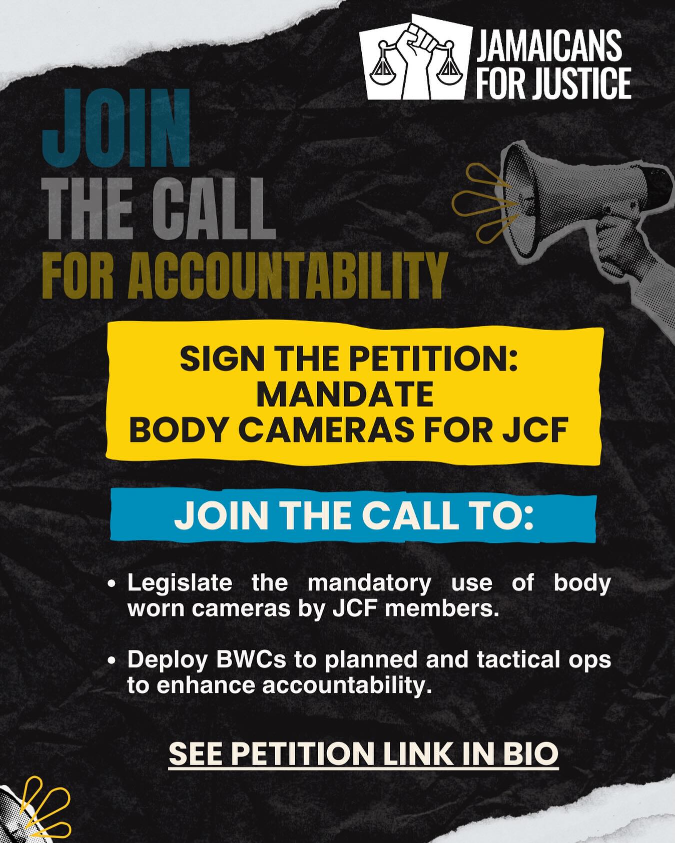 Jamaicans - Join the call for accountability! Sign the petition to ...