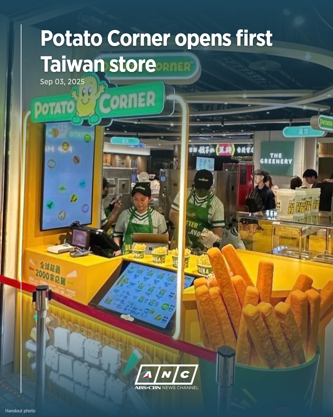 ANC - Taiwan is Potato Corner's 16th market outside of the Philippines ...