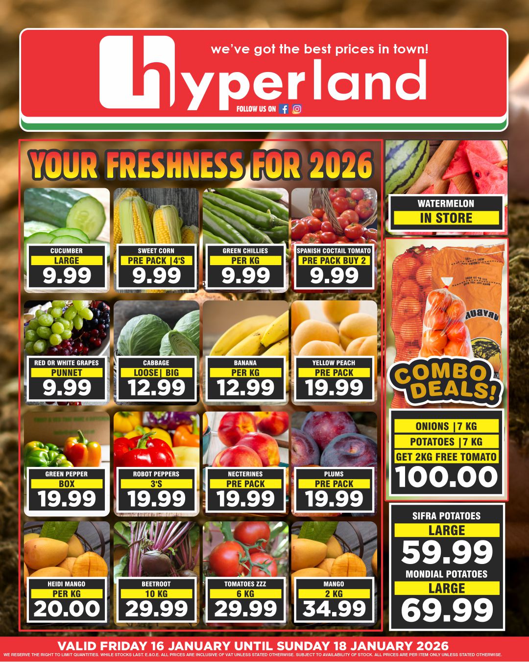 Hyperland - 🍎🥕 FRESH FRUIT & VEG SPECIAL! 🥕🍎 Stock up on... | Facebook
