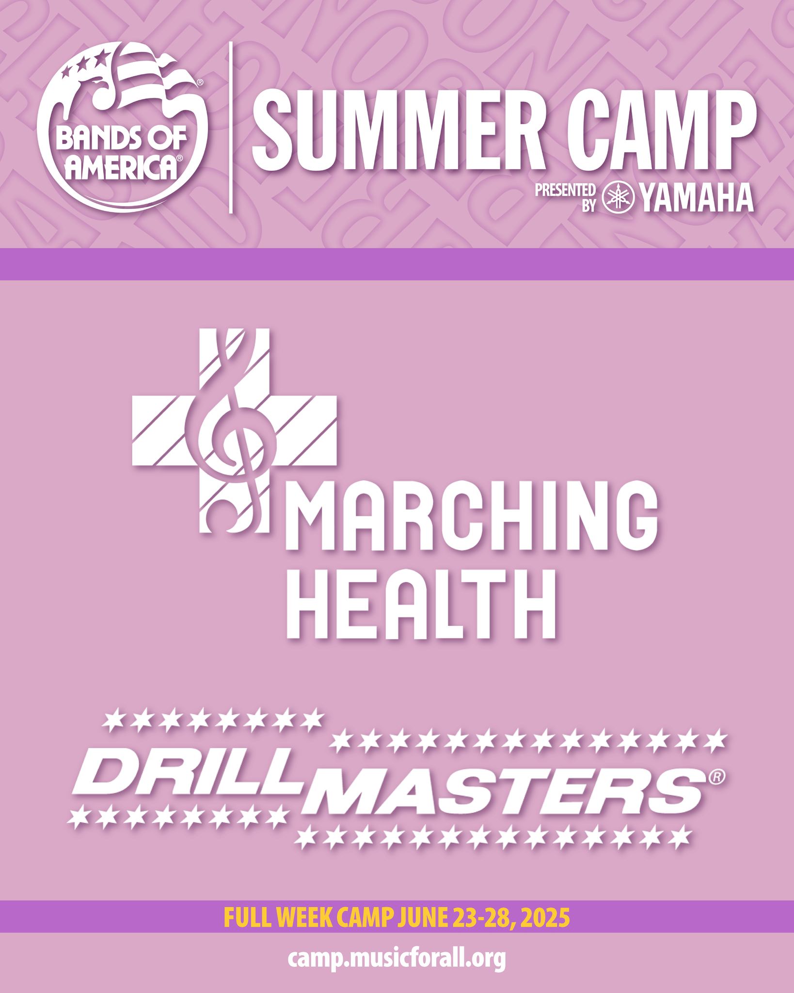 Bands - 🎶 + 💪 = 🎯 We're excited to welcome back Marching Health and ...