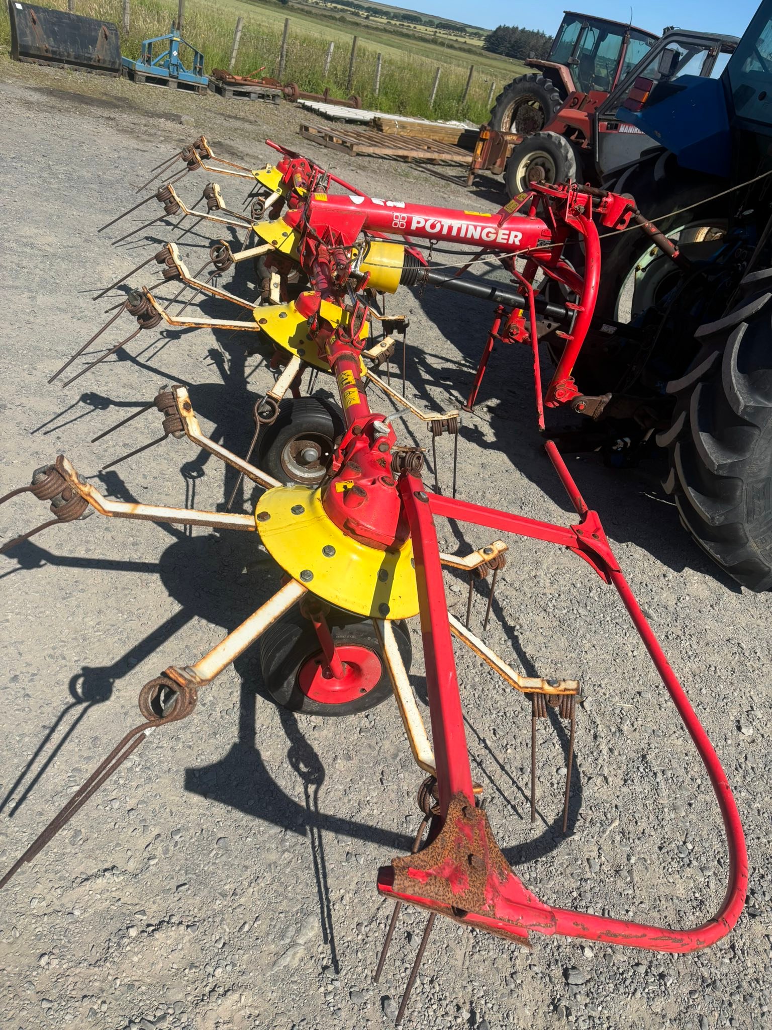 廃盤 定価3万円 Rodenstock 4× ルーペ ドイツ製 デッドストック Used 4 rotor Pottinger Tedder for sale HIT 540N Year 2012 5.4