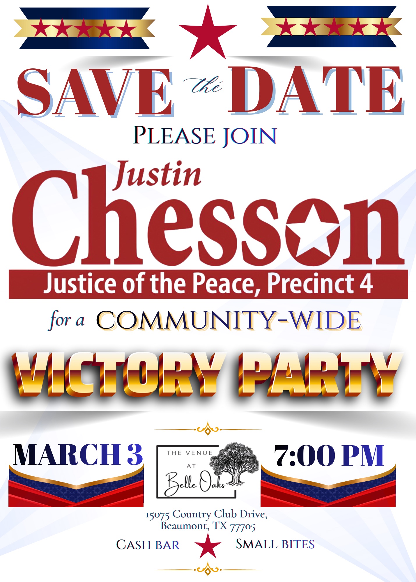 Justin Chesson Justice of Peace Pct. 4 | Fannett TX