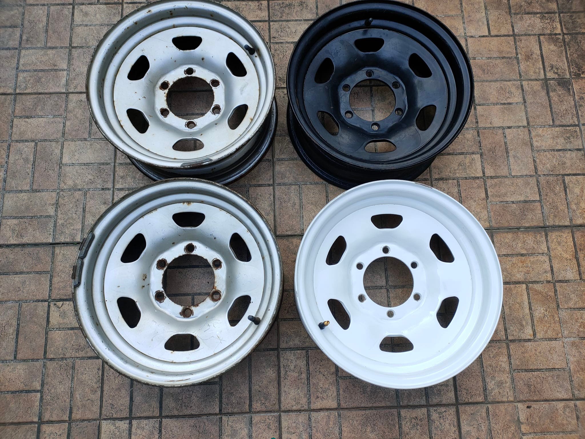 ล้อเหล็กตรงรุ่น Ln 106 ขอบ 15 
