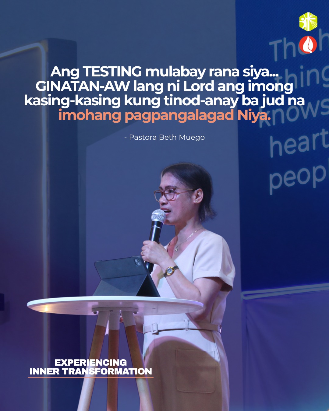 Temple - Ang testing mulabay rana siya... ginatan-aw lang ni Lord ang ...
