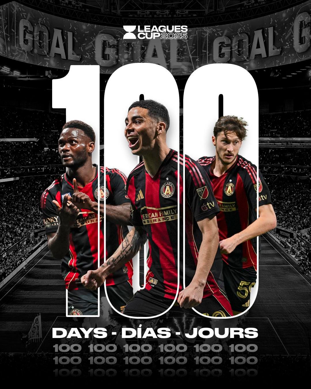 100 days to go ⏳ 3 countries, 2 leagues, 1 champion. It all