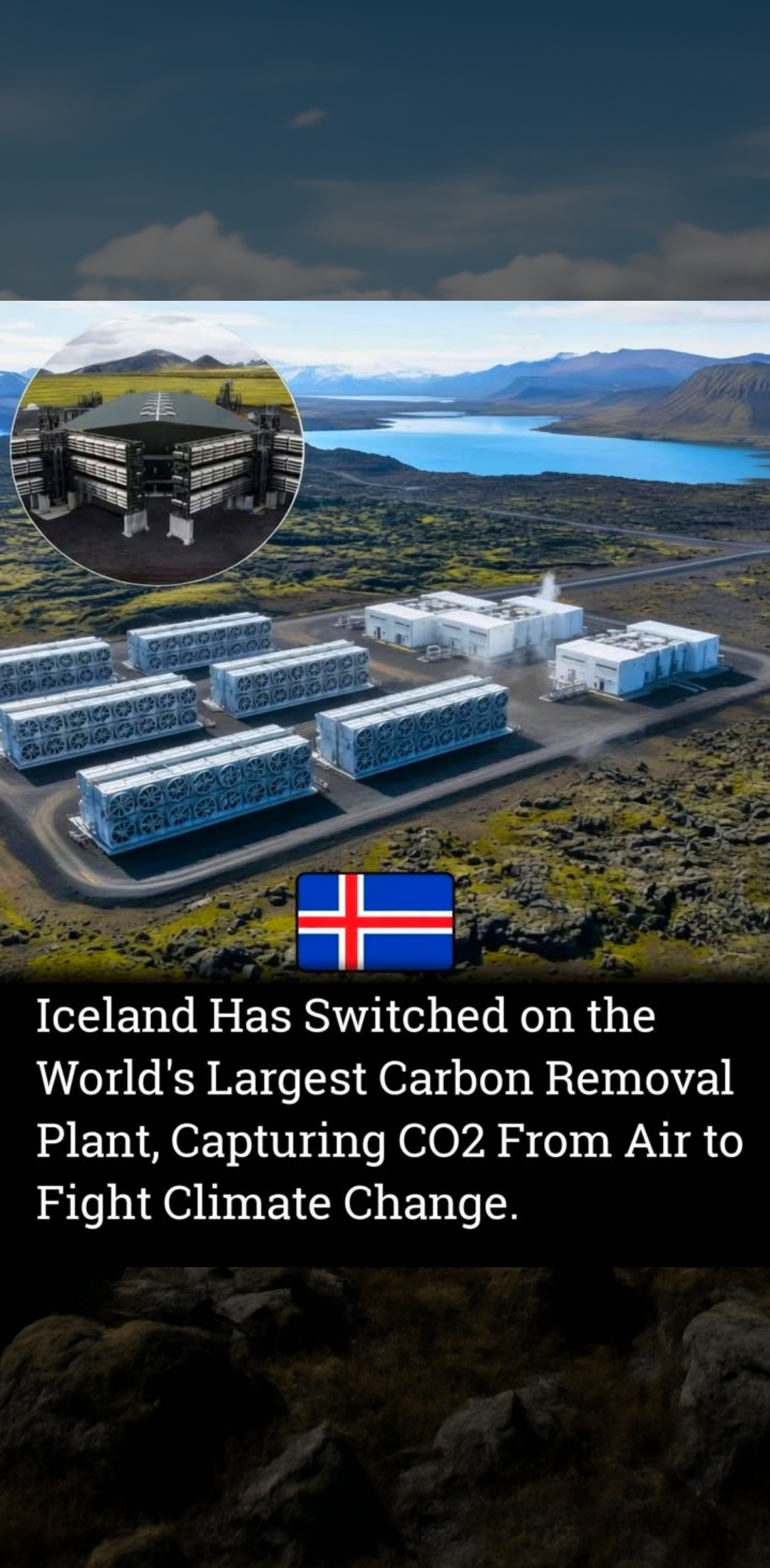 BREAKING: Iceland has switched on the world's largest carbon