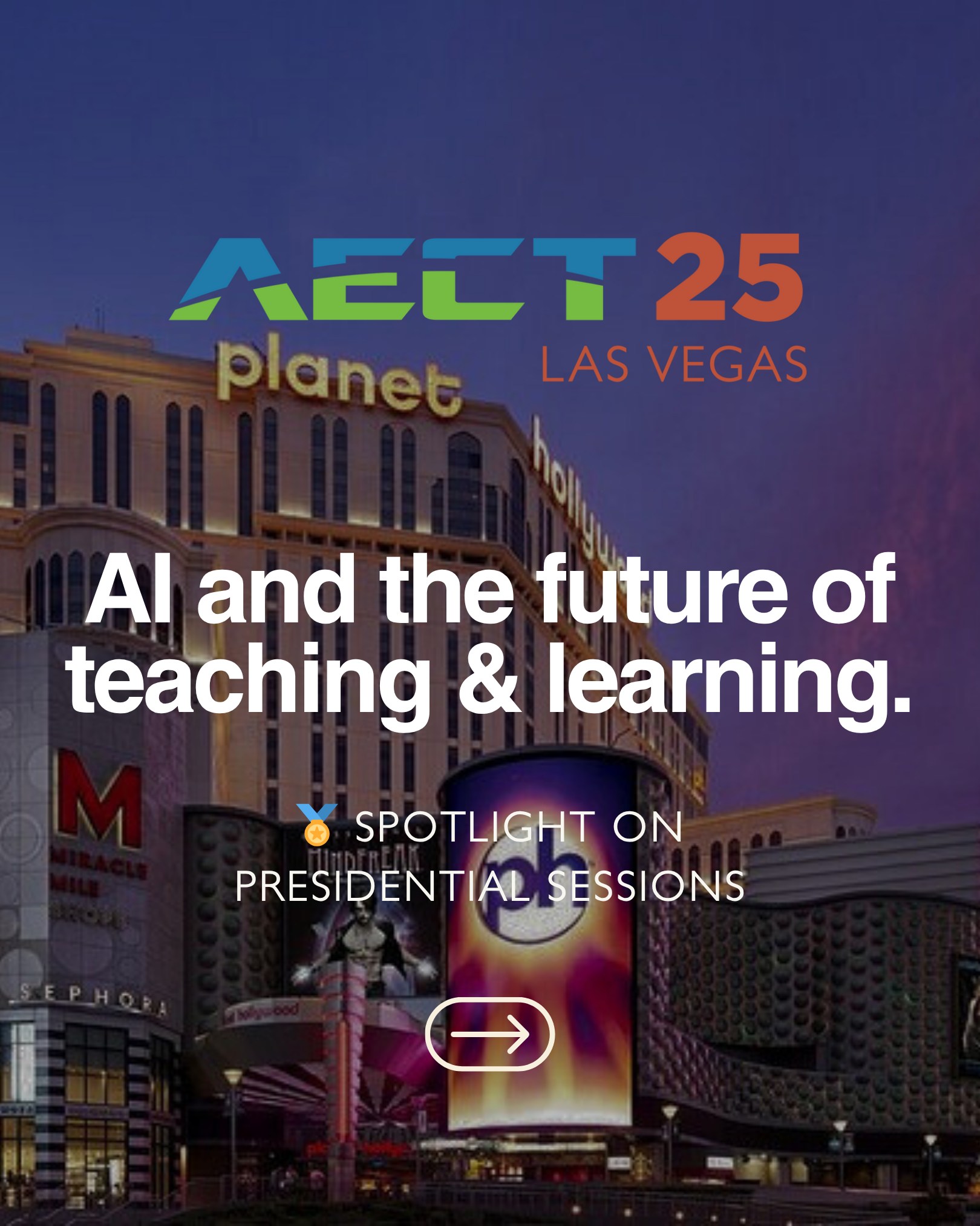 📡 The AI frontier is here—and these #AECT25 Presidential Sessions ...