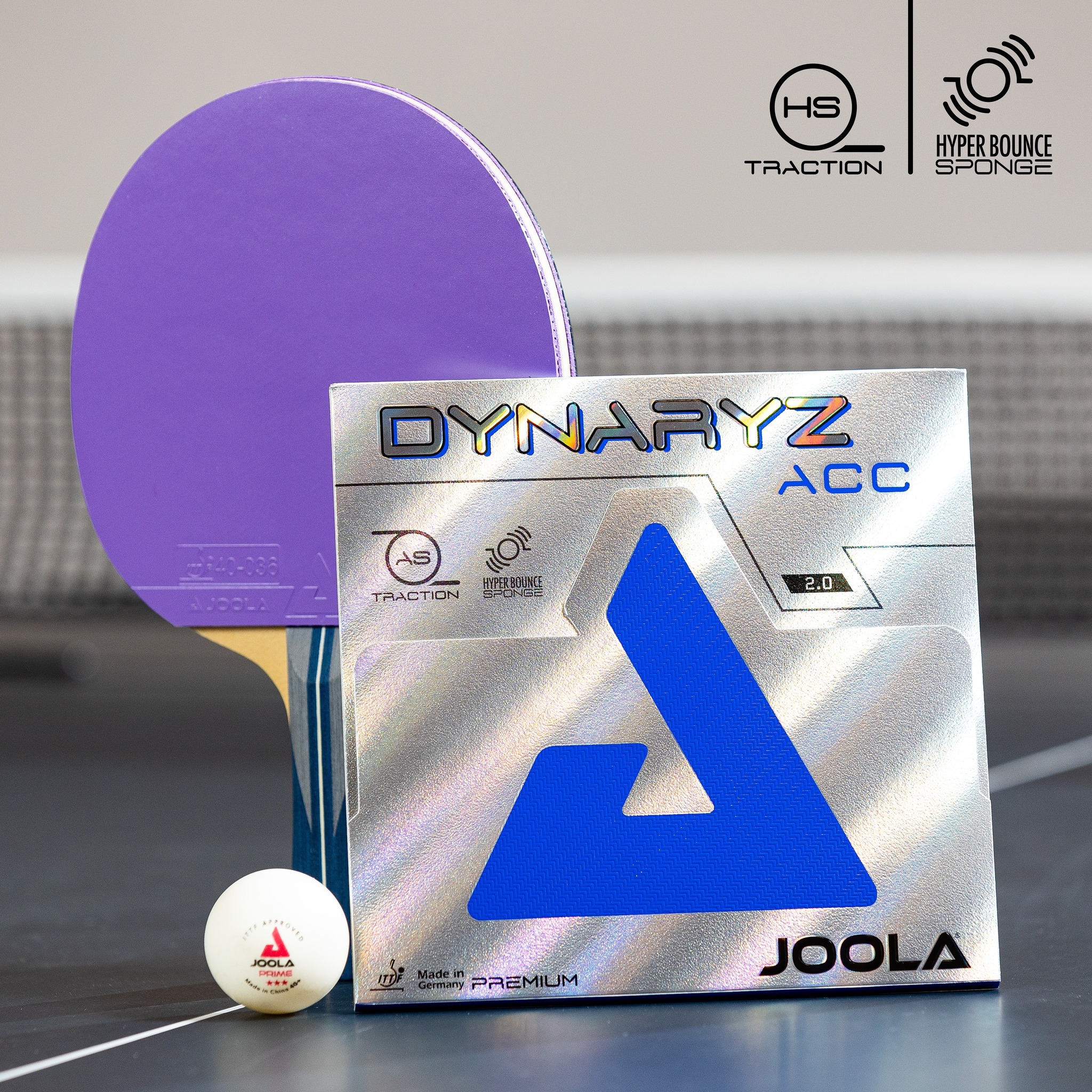Joola Dynaryz ZGX Spin Elastic Table Tennis Rubber Made In Germany – LG - 6