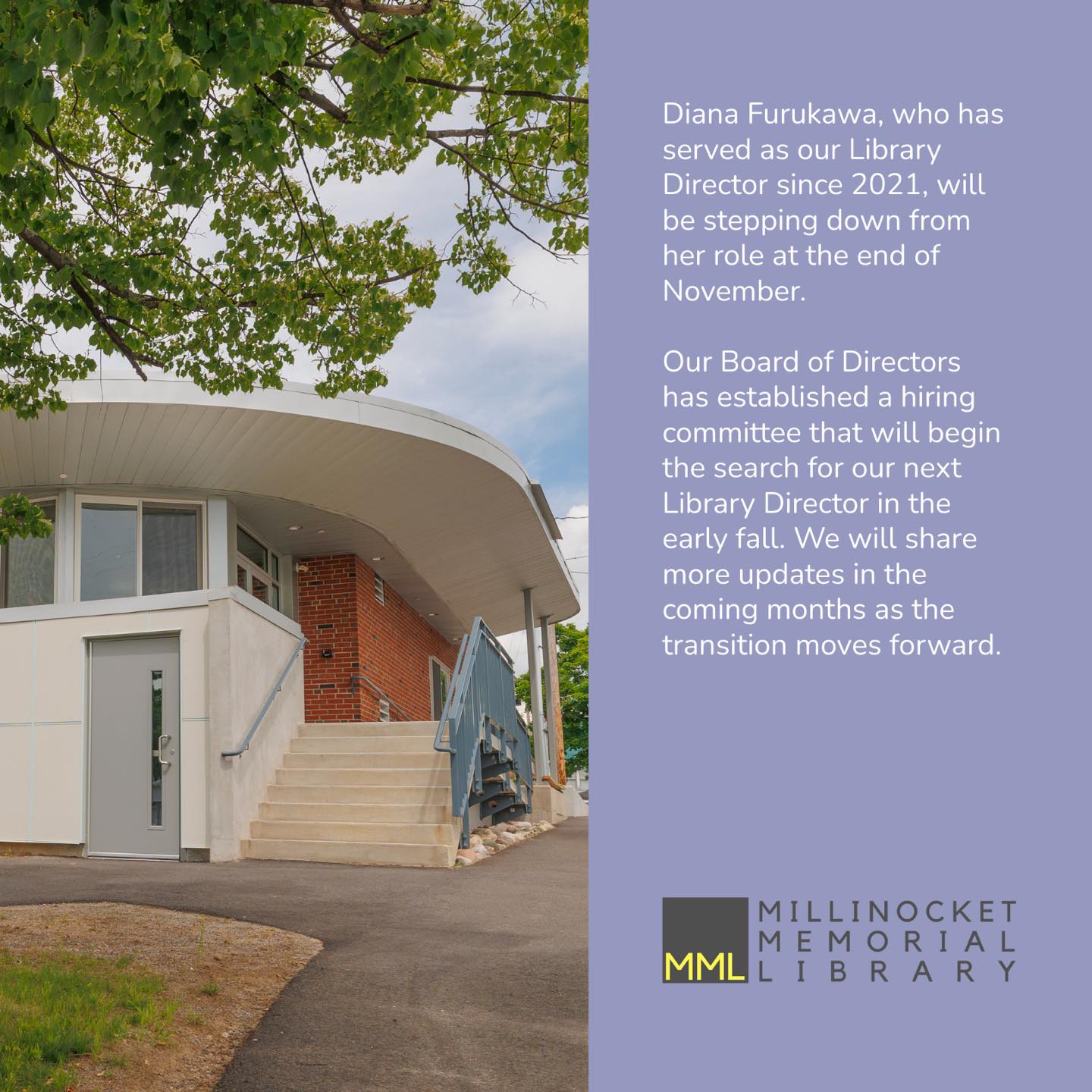 Diana Furukawa, who has... - Millinocket Memorial Library | Facebook