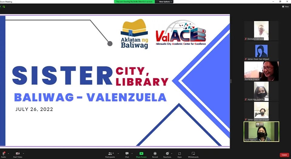 Valenzuela - July 26, 2022 | Sister City, Sister Library Initiative ...