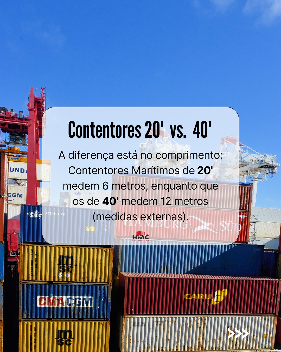 HMC Containers - Contentor de 20’ vs. 40’: qual a... | Facebook