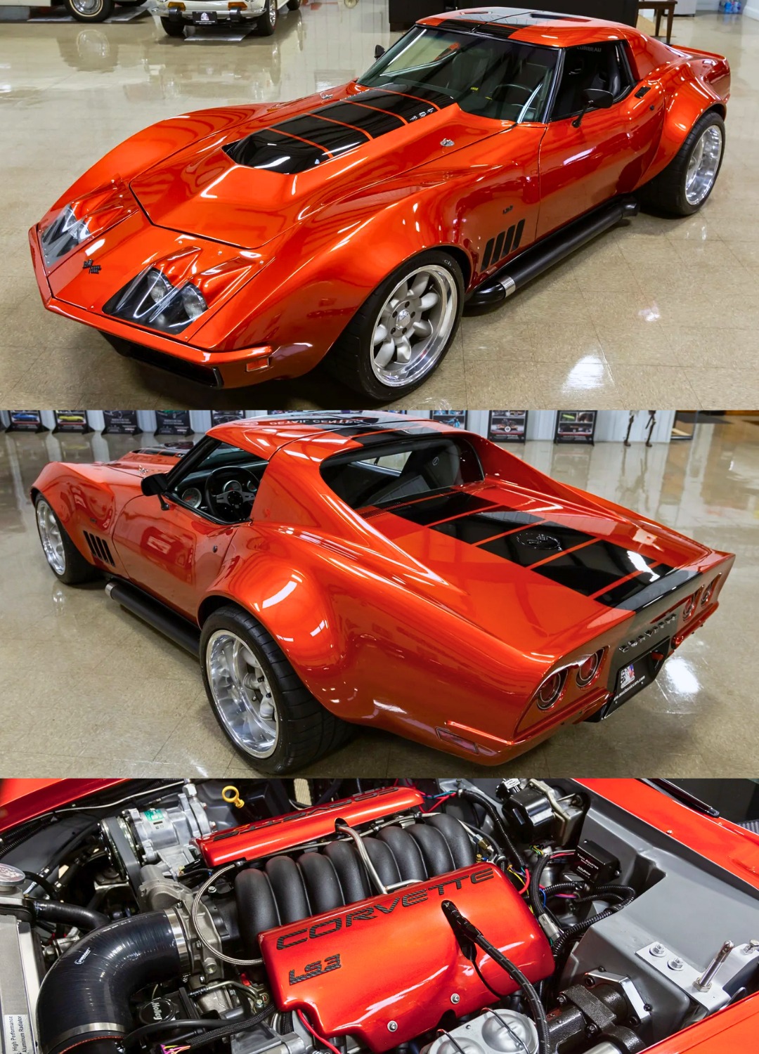 Super - 1971 Chevrolet Corvette 427 Custom — 618HP LS3 G-Machine Build ...