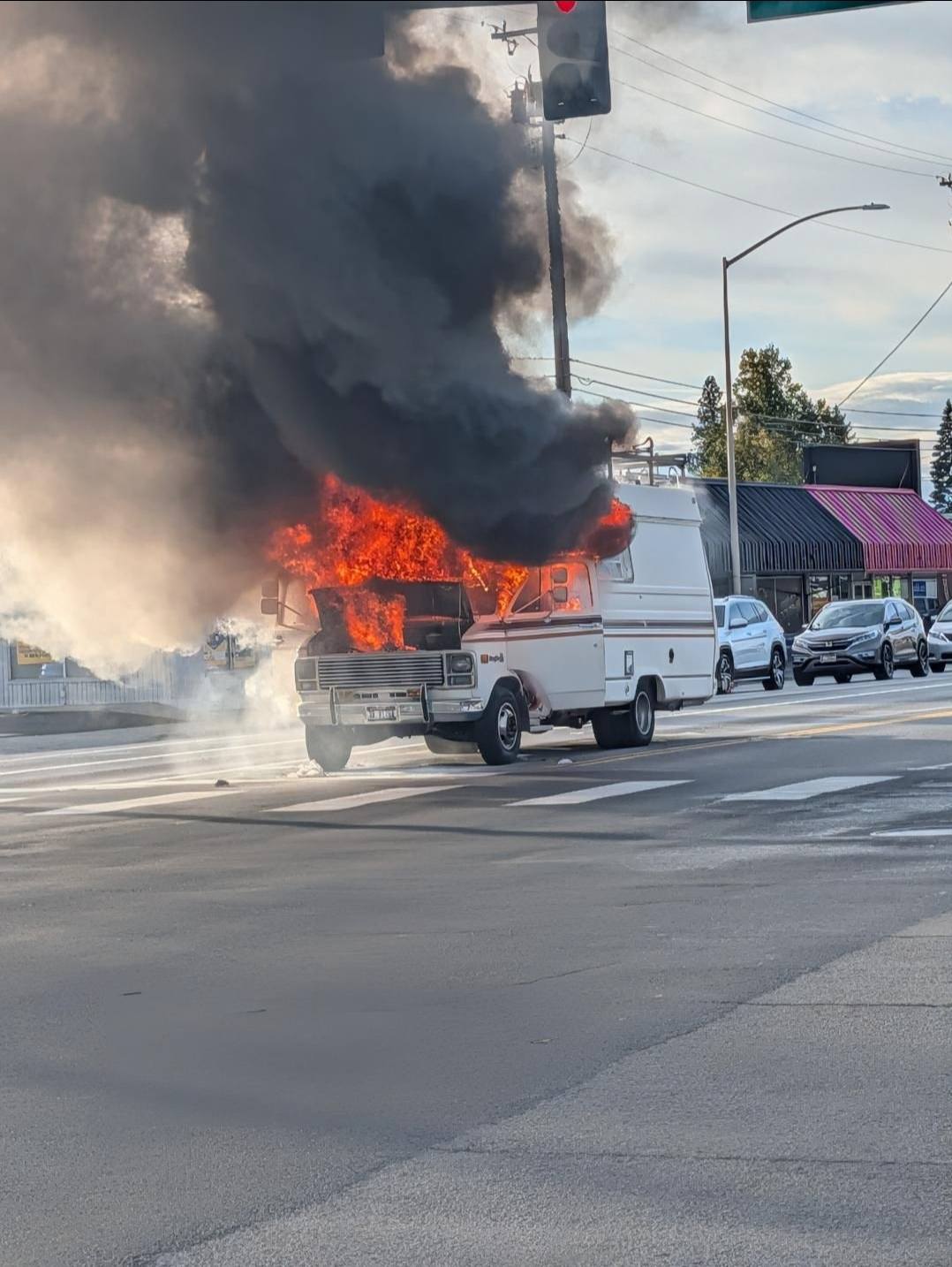Fire on scene a motorhome fire at 4th... - North Idaho News | Facebook