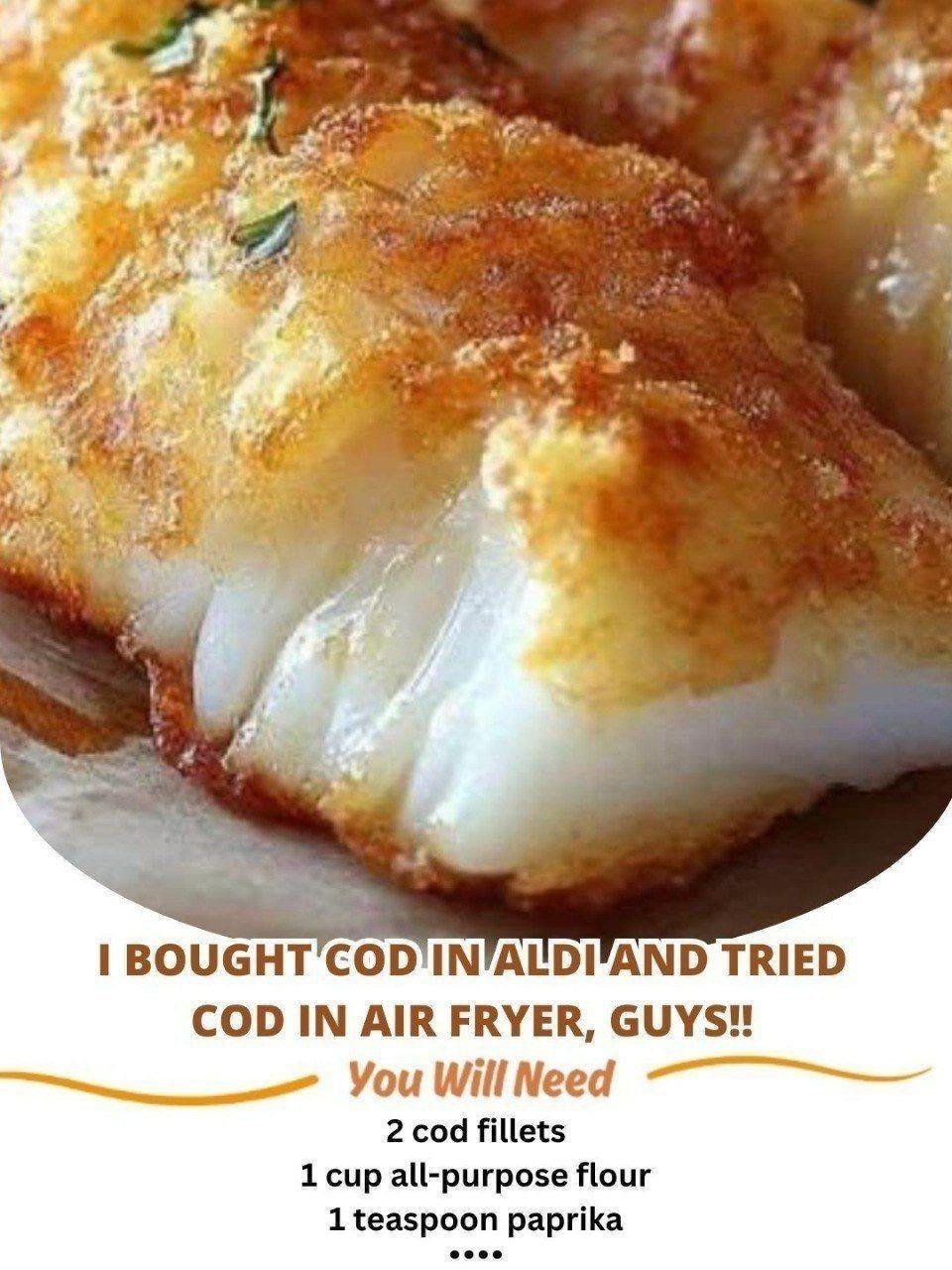 Don't - I bought Cod in ALDI and Tried Cod in Air Fryer, Guys!! I think ...