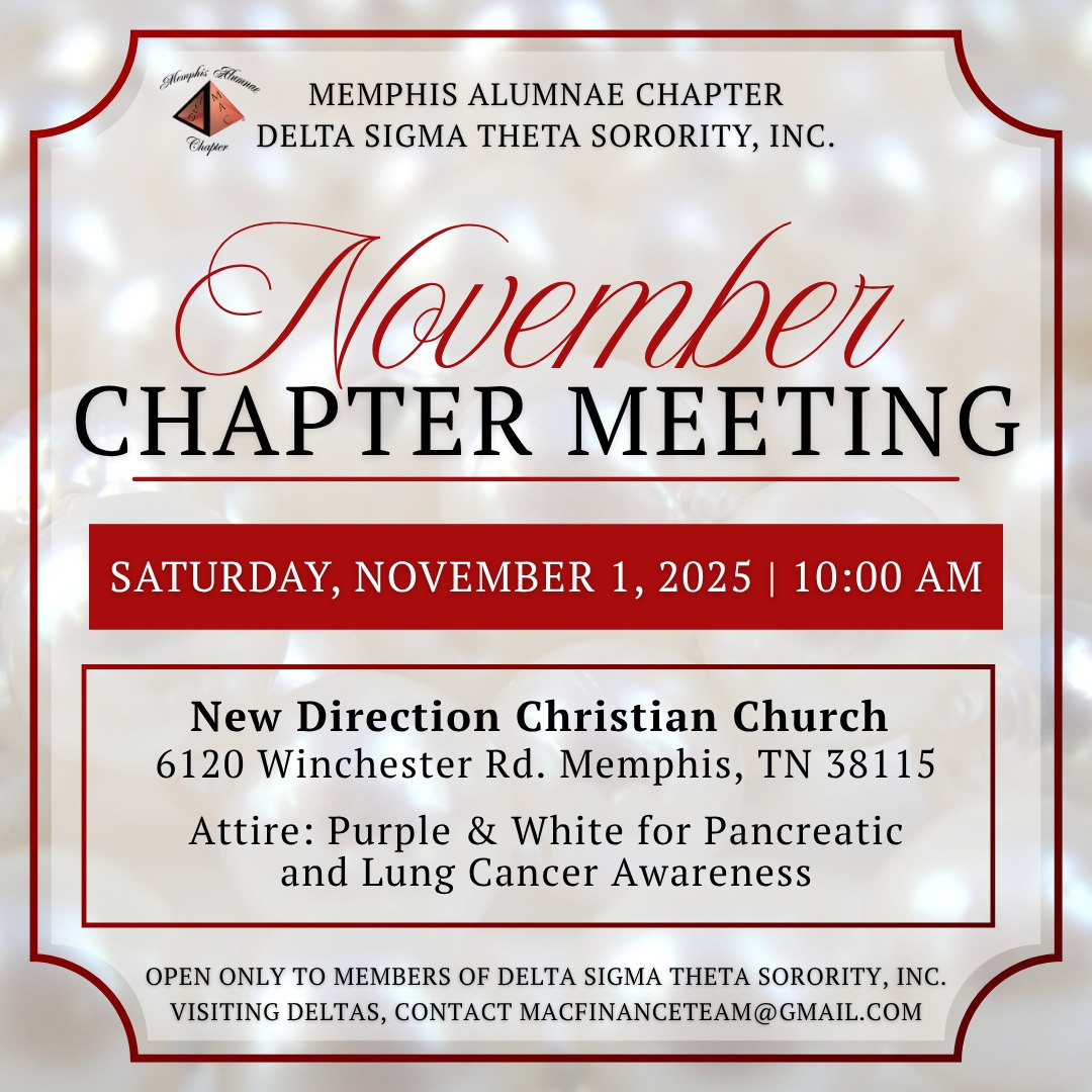 Memphis Alumnae Chapter of Delta Sigma Theta Sorority, Inc. added a new ...