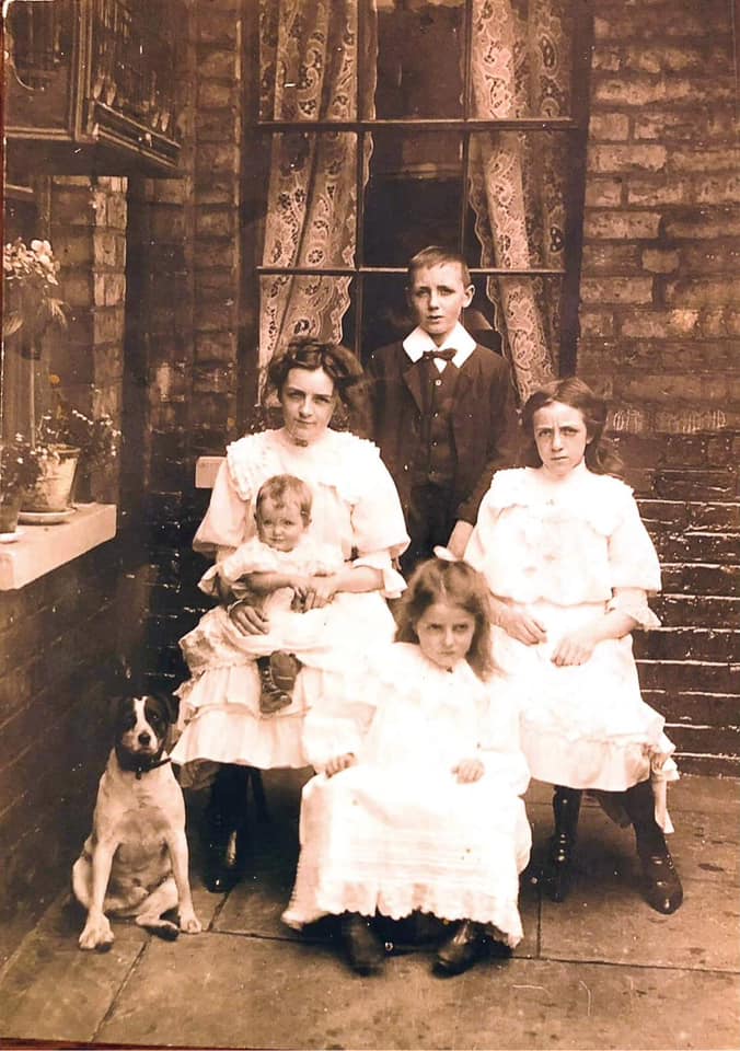 Grimsby - Edith Gertrude Sutton on her 1st birthday in 1908. She was ...