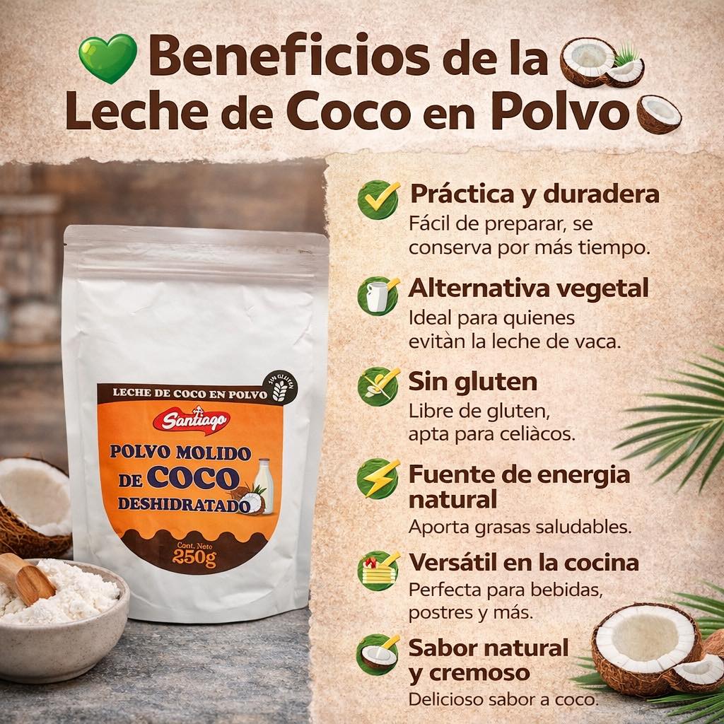 🔥🥥 ¡BOOM DE SABOR... - Productos Santiago Alimentos Naturales | Facebook
