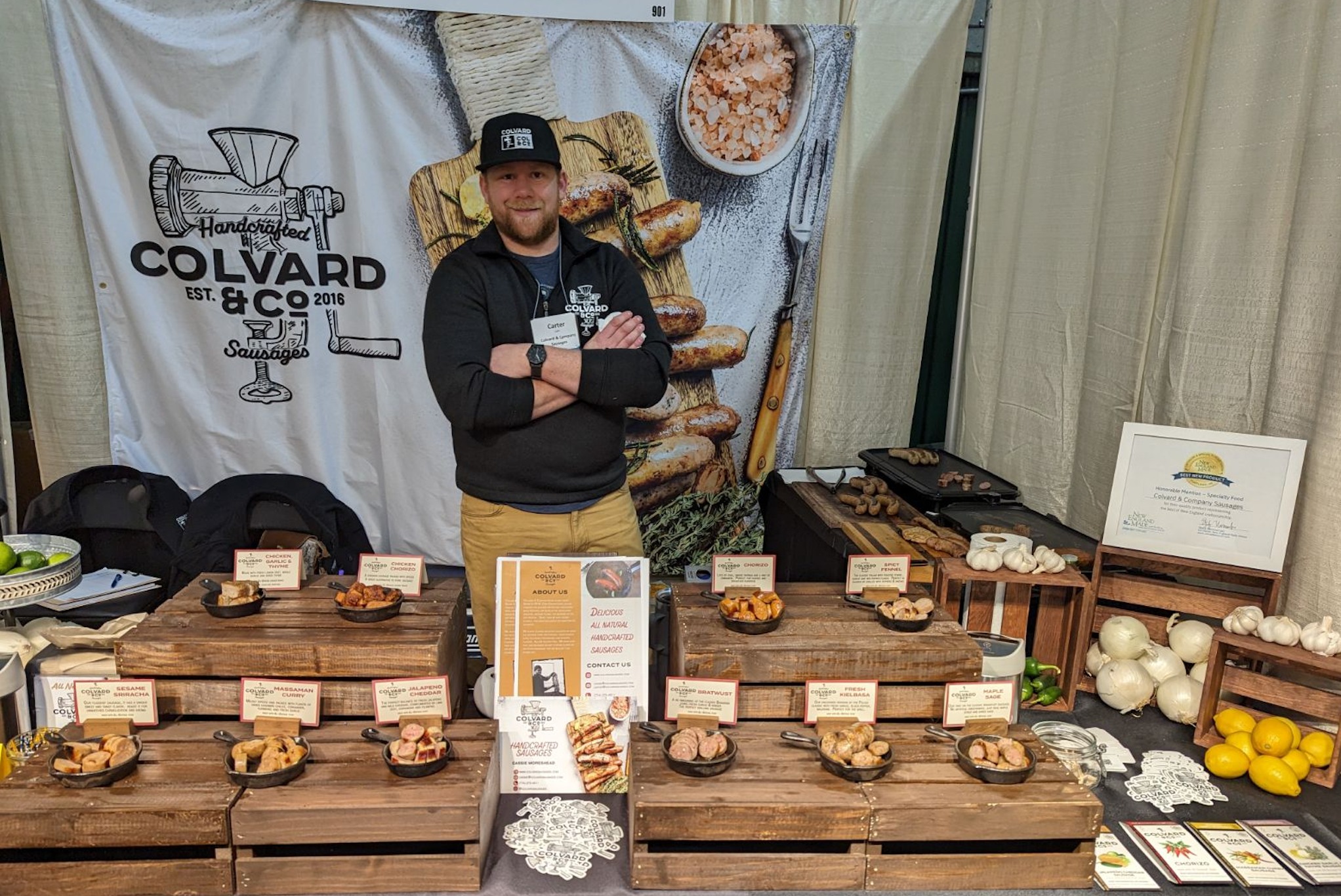 Colvard - At a tasting event! | Facebook