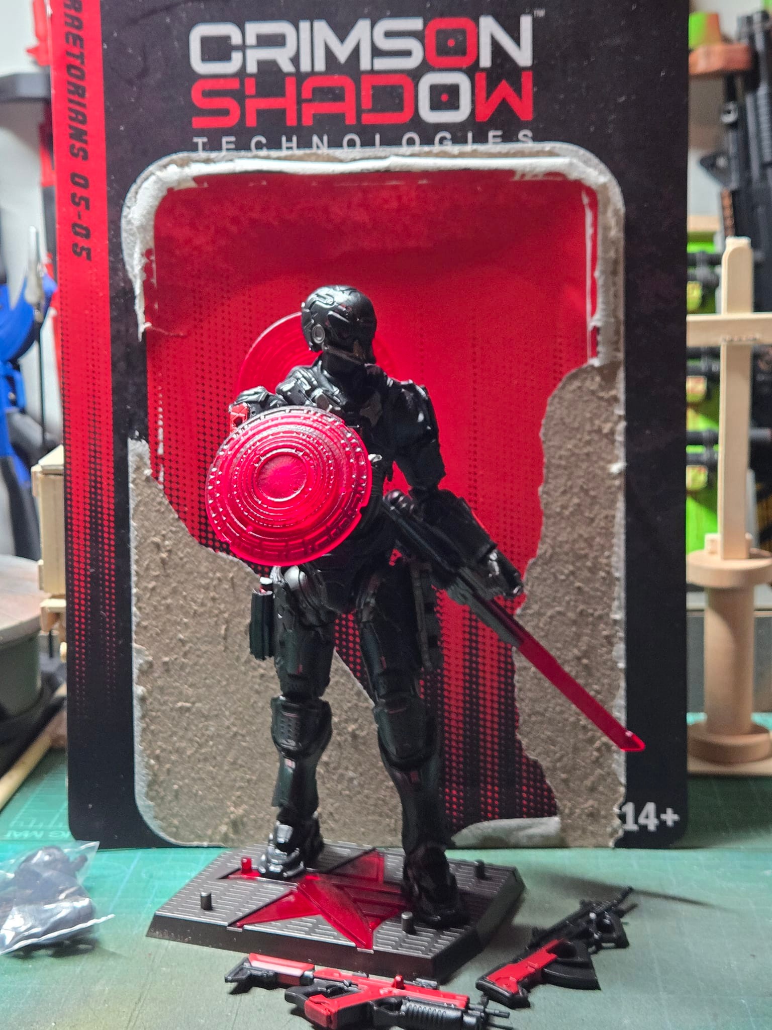 Valaverse Action Force Crimson Shadow Technologies PRAETORIAN