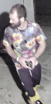 Have you seen this man, his shirt, or his slides? Detectives with ...