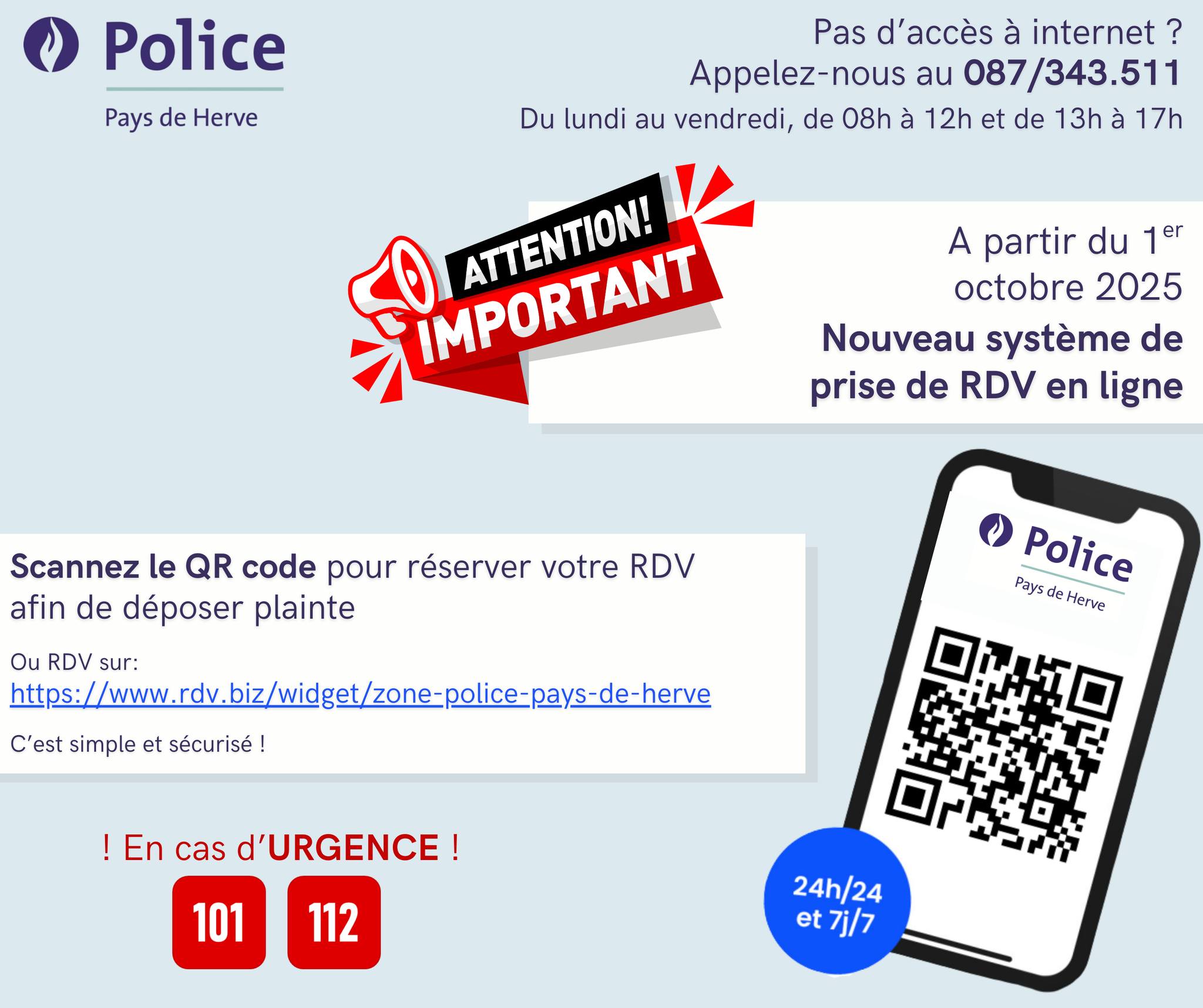 🚨 Nouveau système de prise de... - Commune de Welkenraedt | Facebook