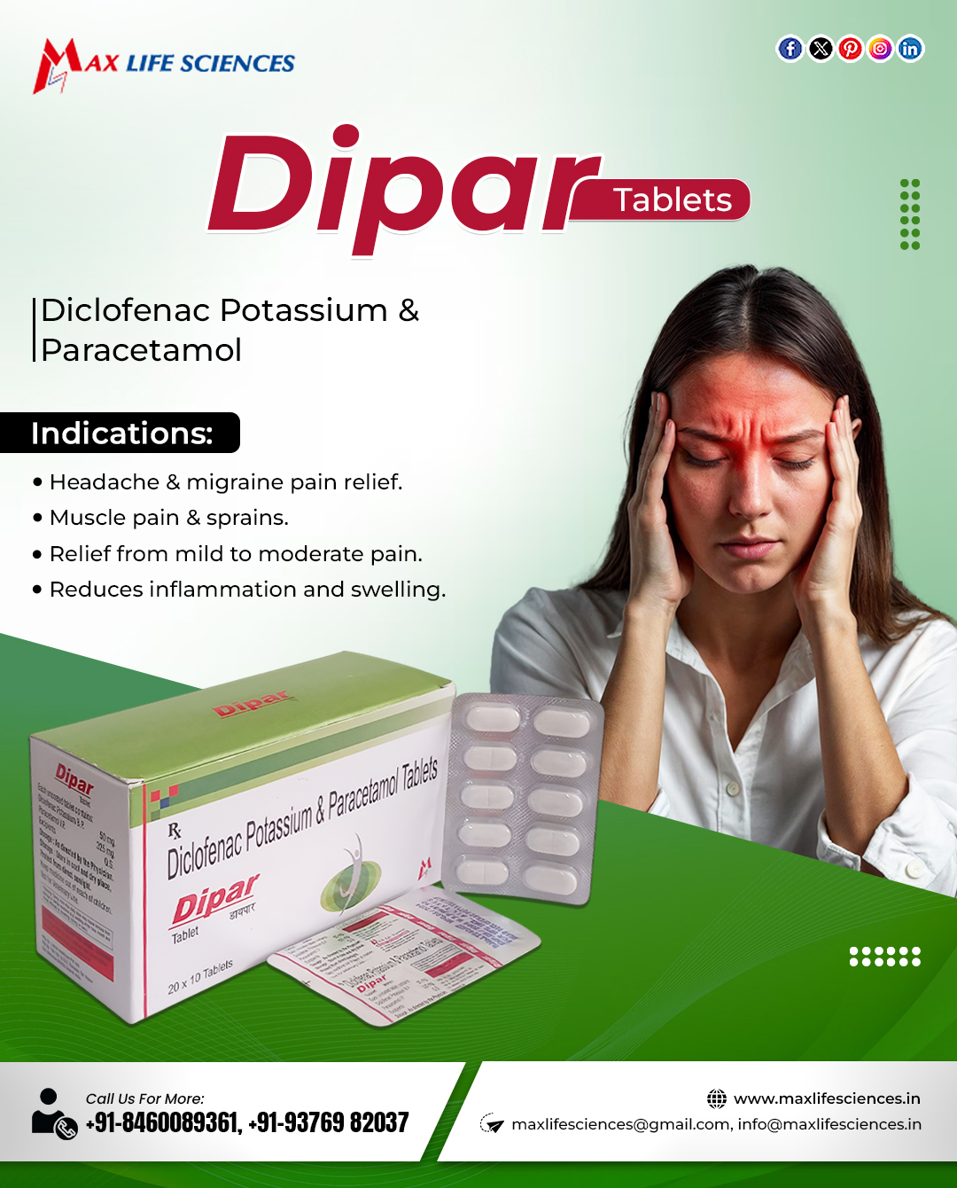 A trusted combination of Diclofenac... - Max Life Sciences | Facebook
