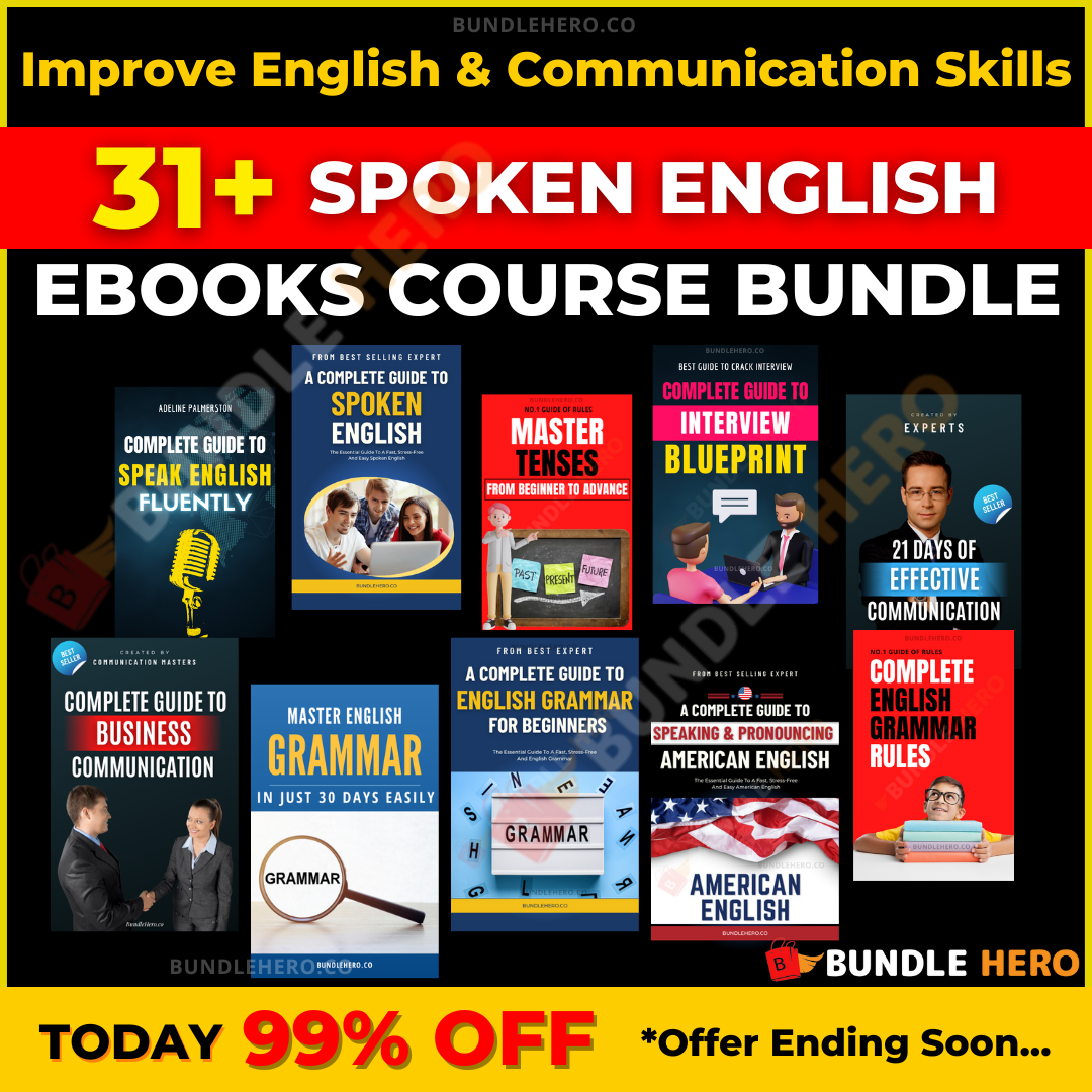 Bundle - ⏰ 𝐋𝐀𝐒𝐓 𝐂𝐇𝐀𝐍𝐂𝐄! 𝐎𝐅𝐅𝐄𝐑 𝐄𝐍𝐃𝐈𝐍𝐆 𝐒𝐎𝐎𝐍 📕 For 99% OFF You Can Learn ...
