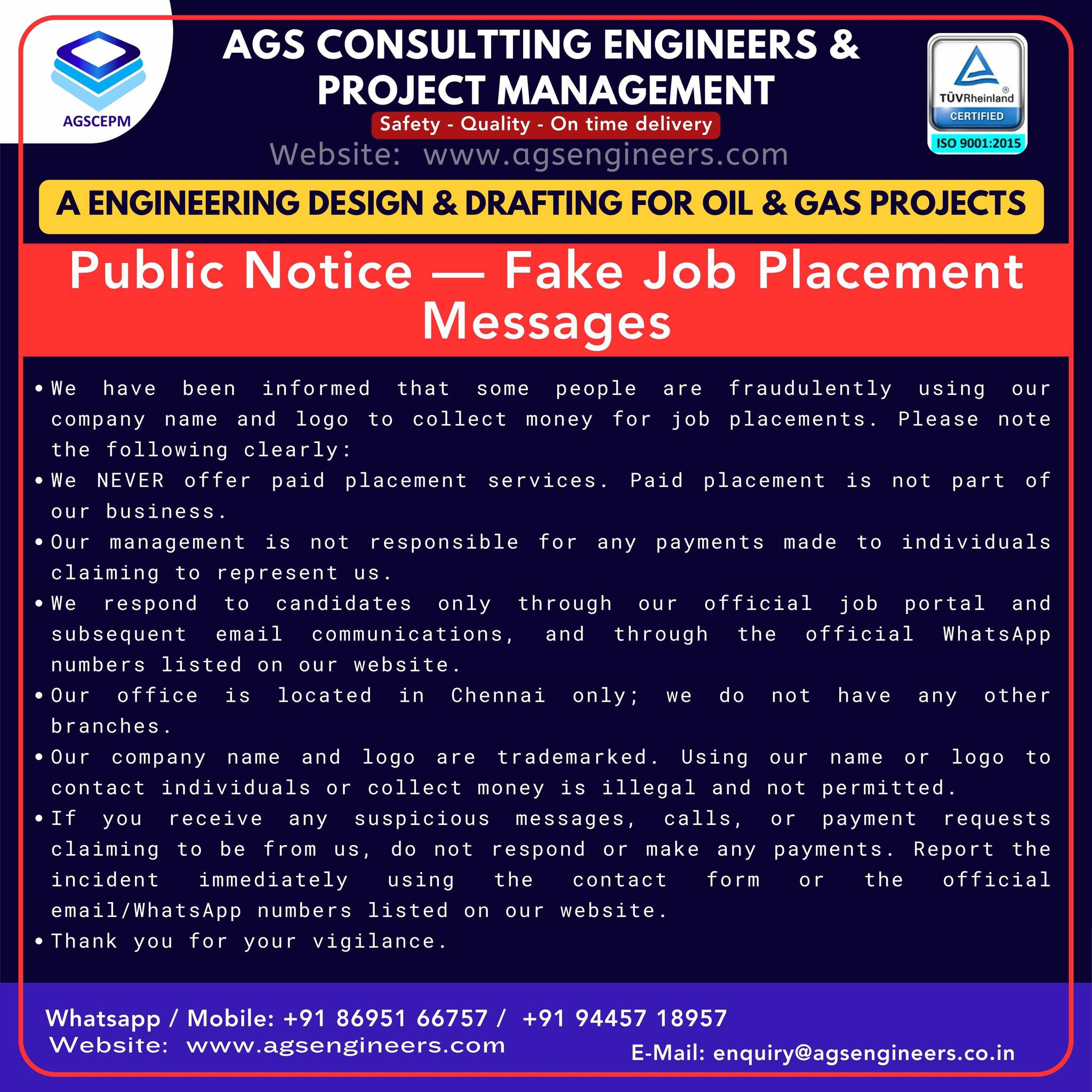 AGS Consultting Engineers & Project Management | Chennai