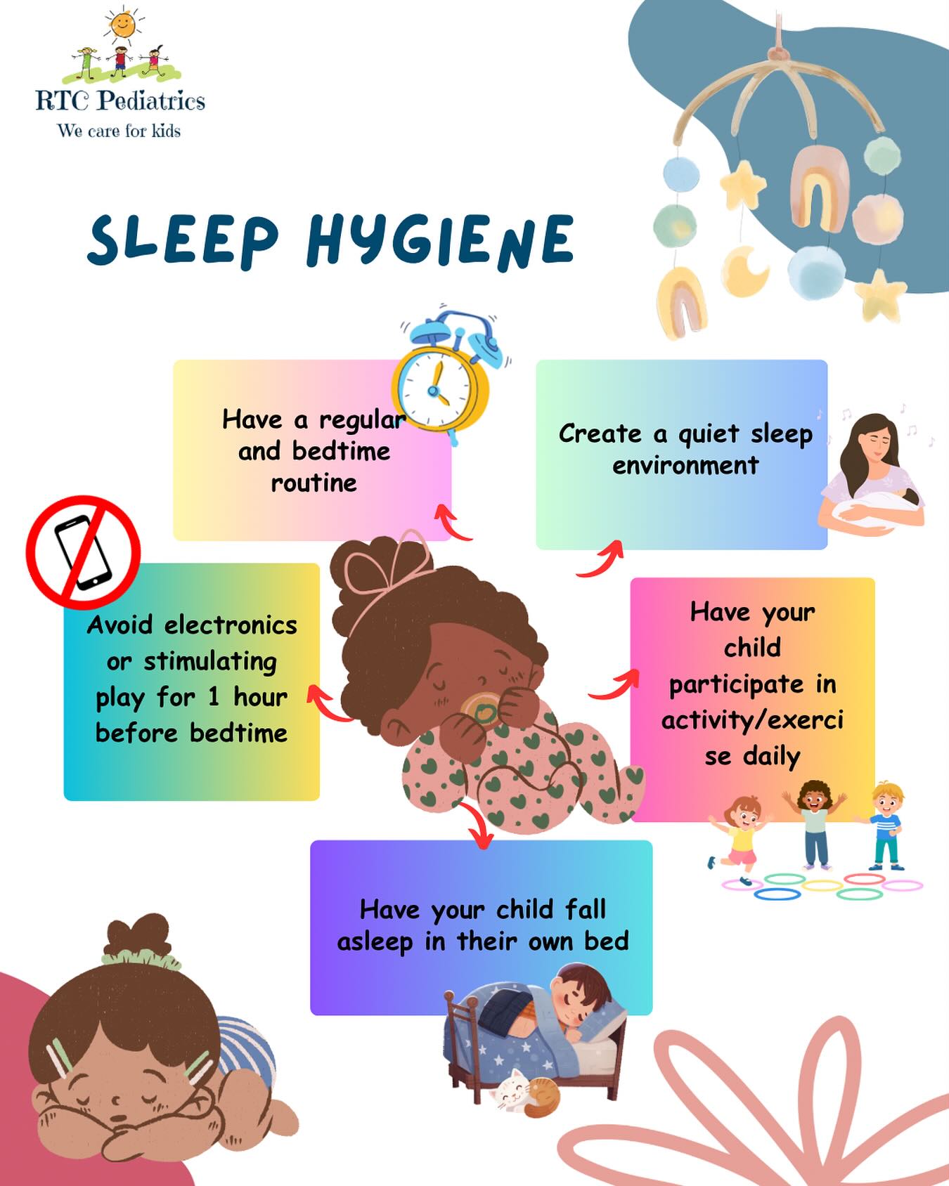 Sleep hygiene is really important to ensure a good night