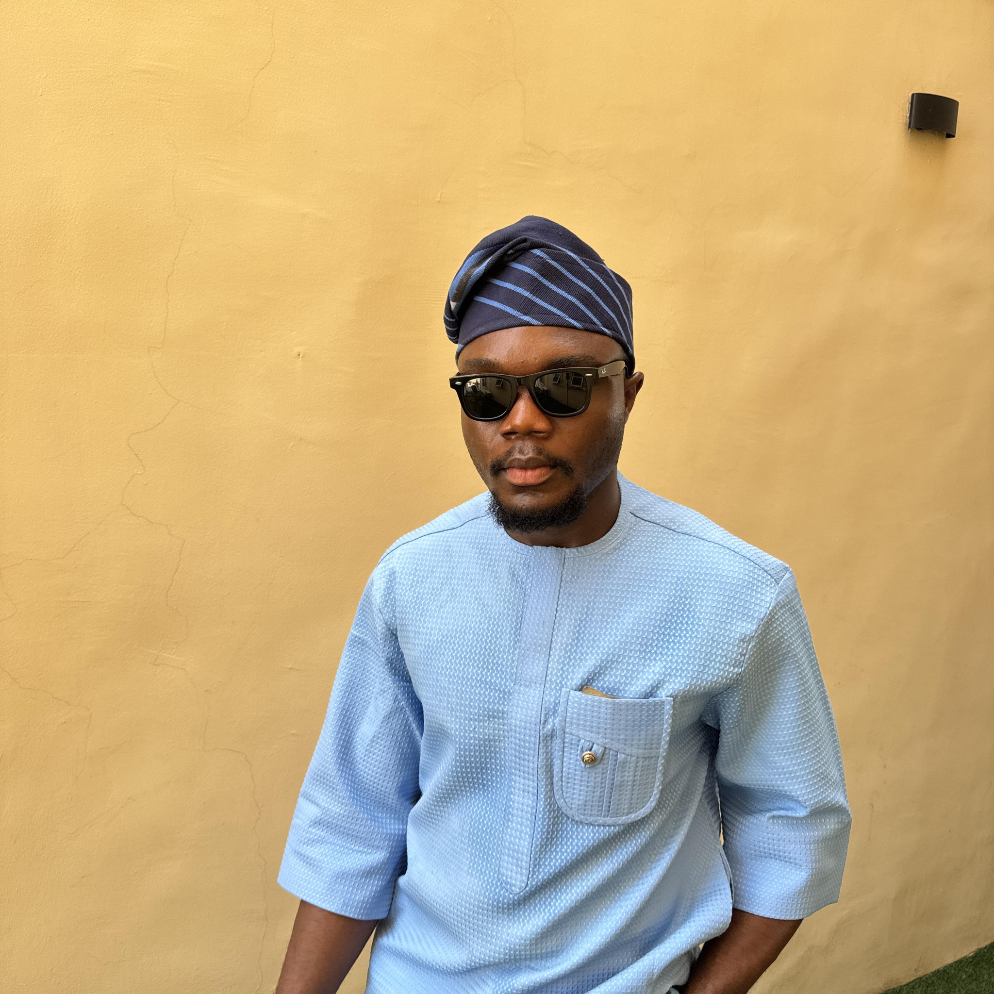 Aso Oke jawu and plain mix into a jacket. . . Check FifthRougue by TeeM ...