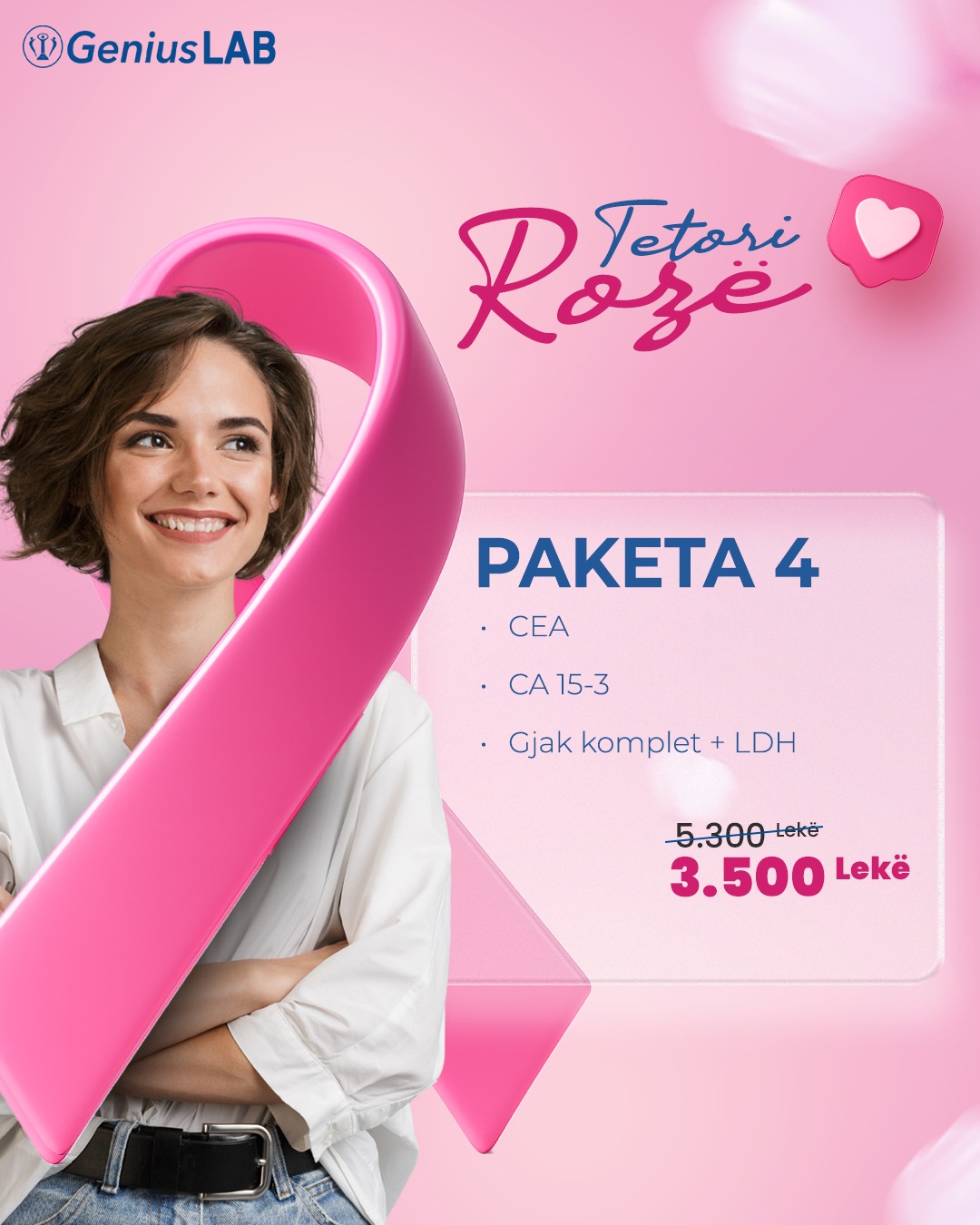GeniusLAB - 🎀 Tetori Rozë është muaji i ndërgjegjësimit për shëndetin e ...