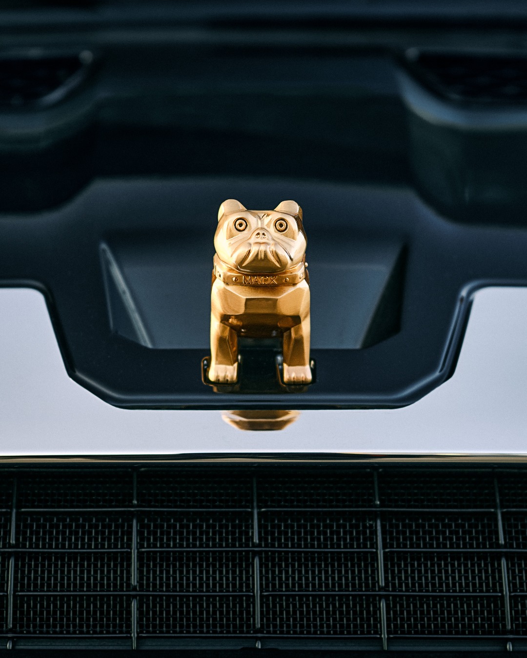 Mack trucks legacy with bulldog finish