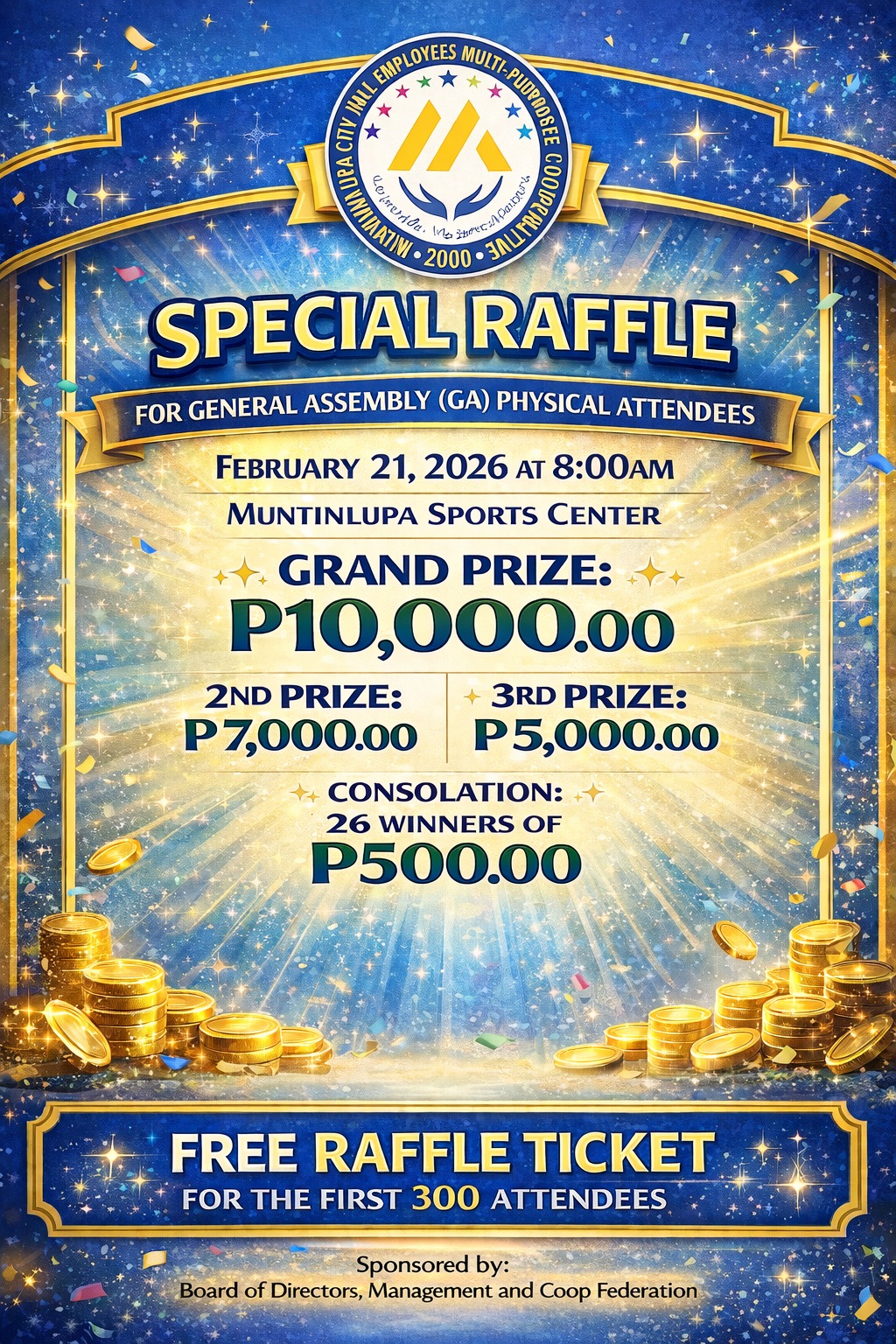 Muntinlupa - ANNOUNCEMENT 📣 SPECIAL RAFFLE 🎊🎉🤩 Para sa unang TATLONG ...