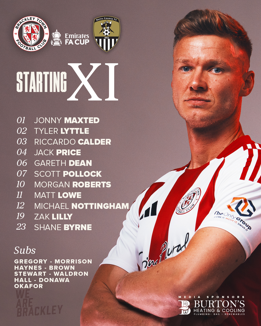 Line-up: The Brackley Town... - Brackley Town Football Club | Facebook