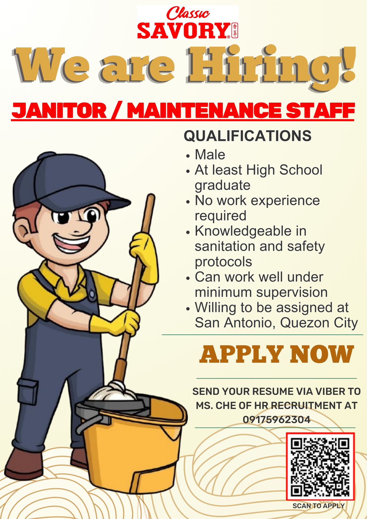 JOB HIRING ( Promodisers/Janitorial/Office Staff/Cashier ) | Facebook