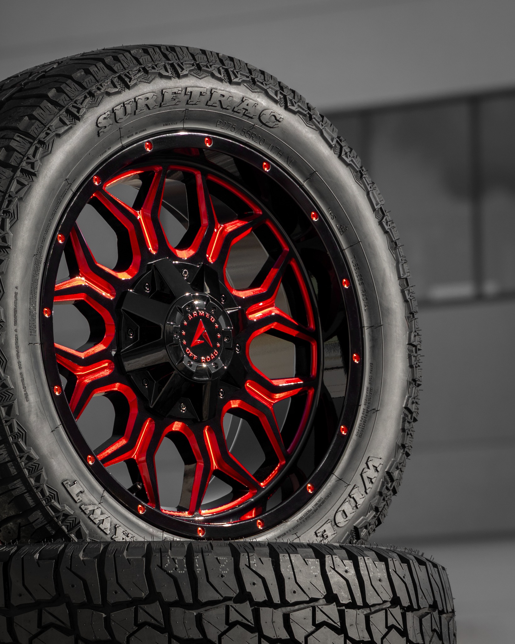 Armed - 🔴 RED Hot! 🔥 #ArmedOffRoad INFANTRY in Gloss Black RED MILLED ...