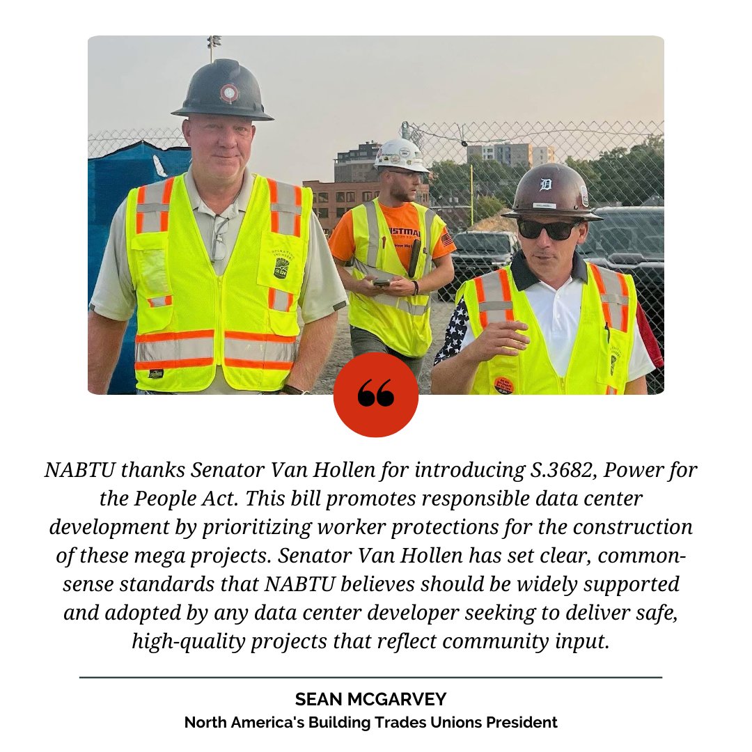 NABTU will continue working with all data center stakeholders