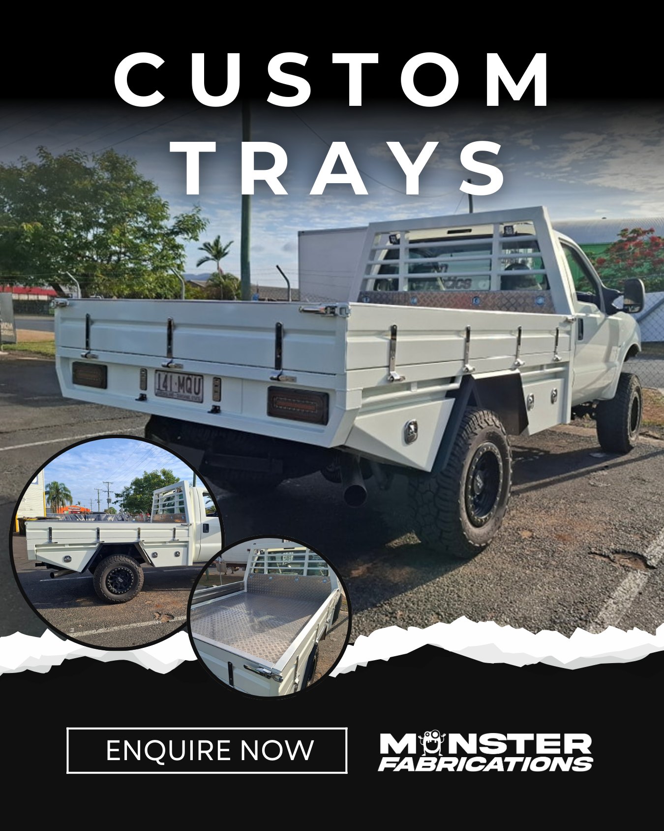 Monster - 🚗🔧 Custom Ute Trays – Built to Your Needs! 🔧🚗 Looking to ...