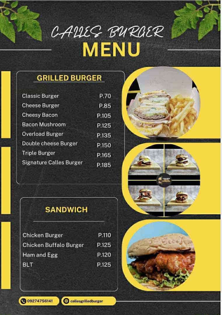 Calle's Grilled Burger | Manila