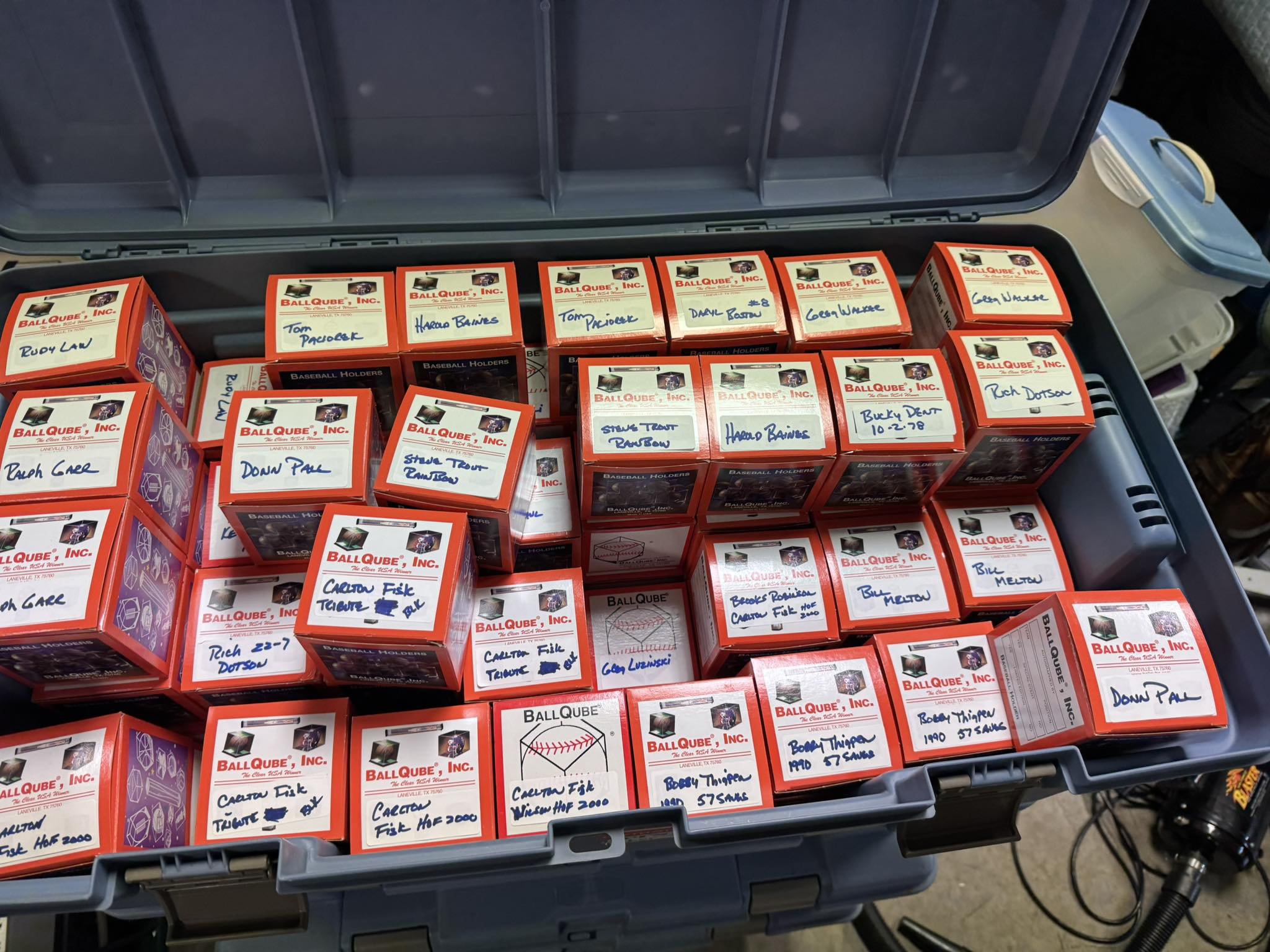 Ron - Just opened a trunk from 20 years ago. Got 7 more filled up That ...