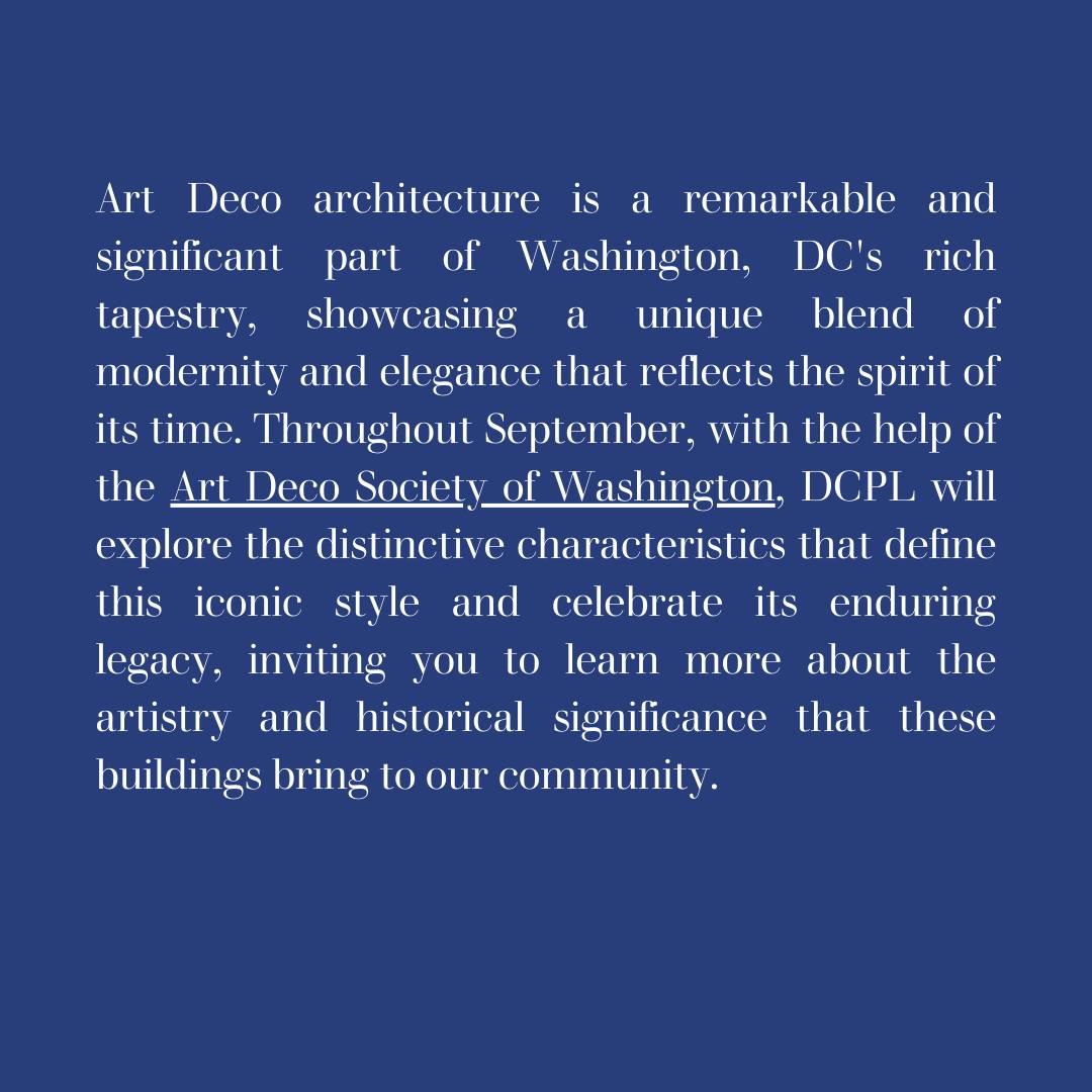 Art Deco Society Of... - Art Deco Society Of Washington DC